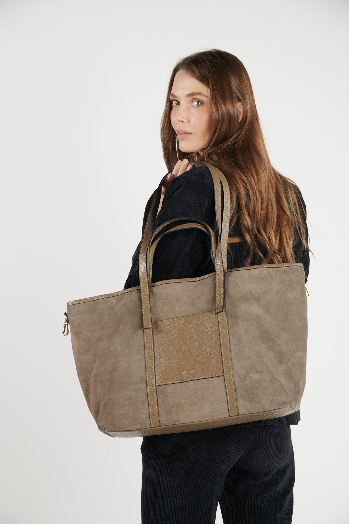 SAC CABAS ROME TAUPE