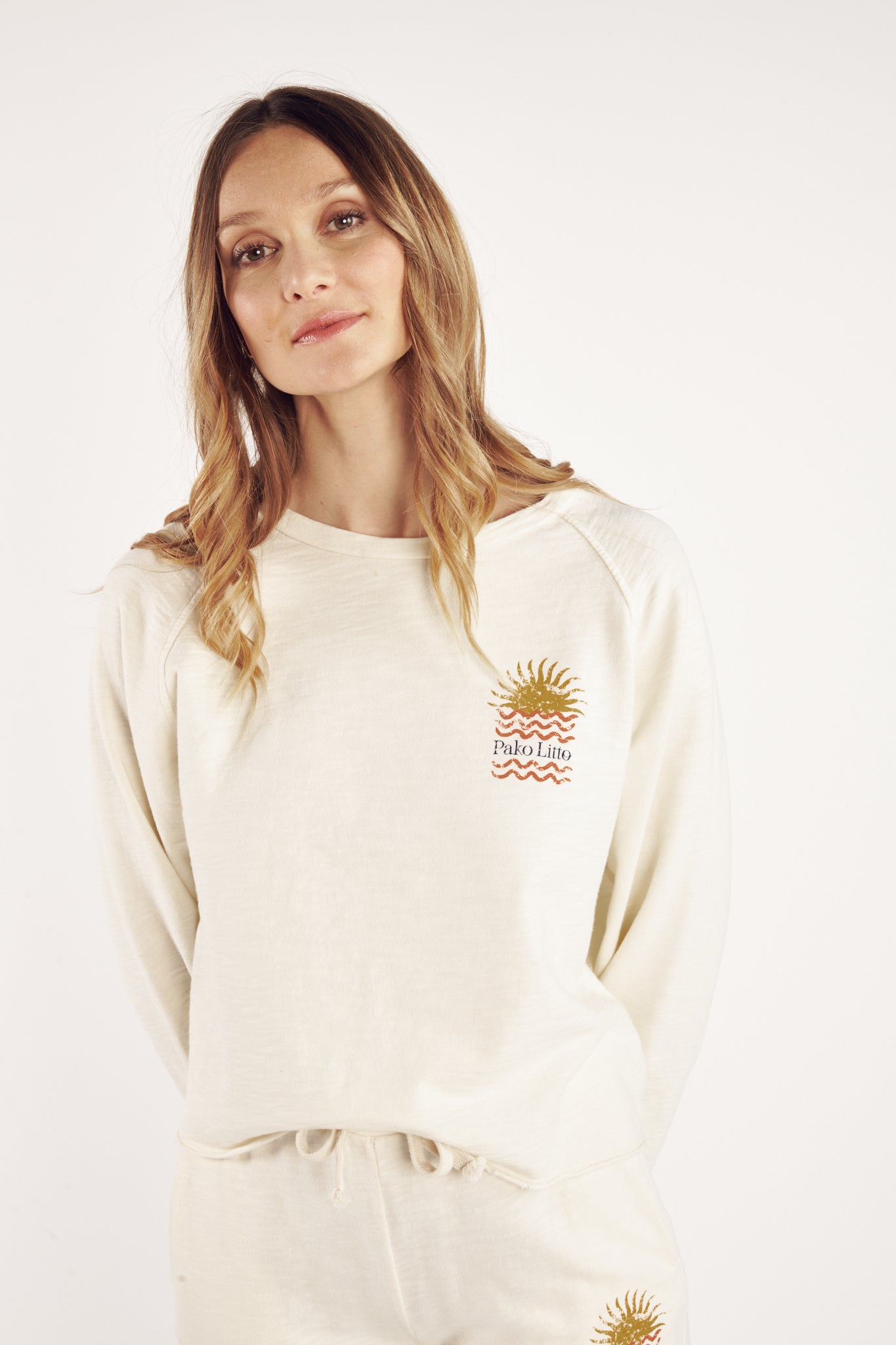 NATURAL UNBLEACHED ORGANIC COTTON SWEATER