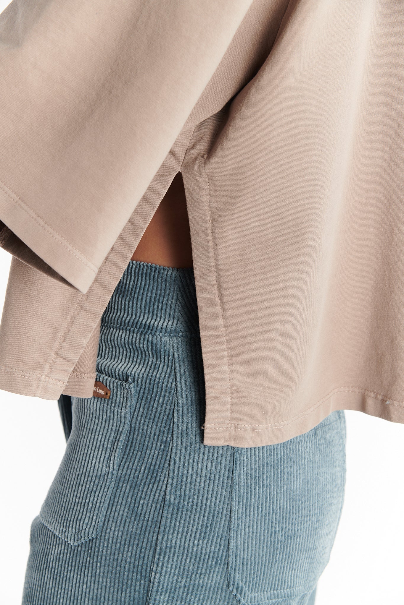 SWEAT CAPUCHE COURT DAYAN TAUPE