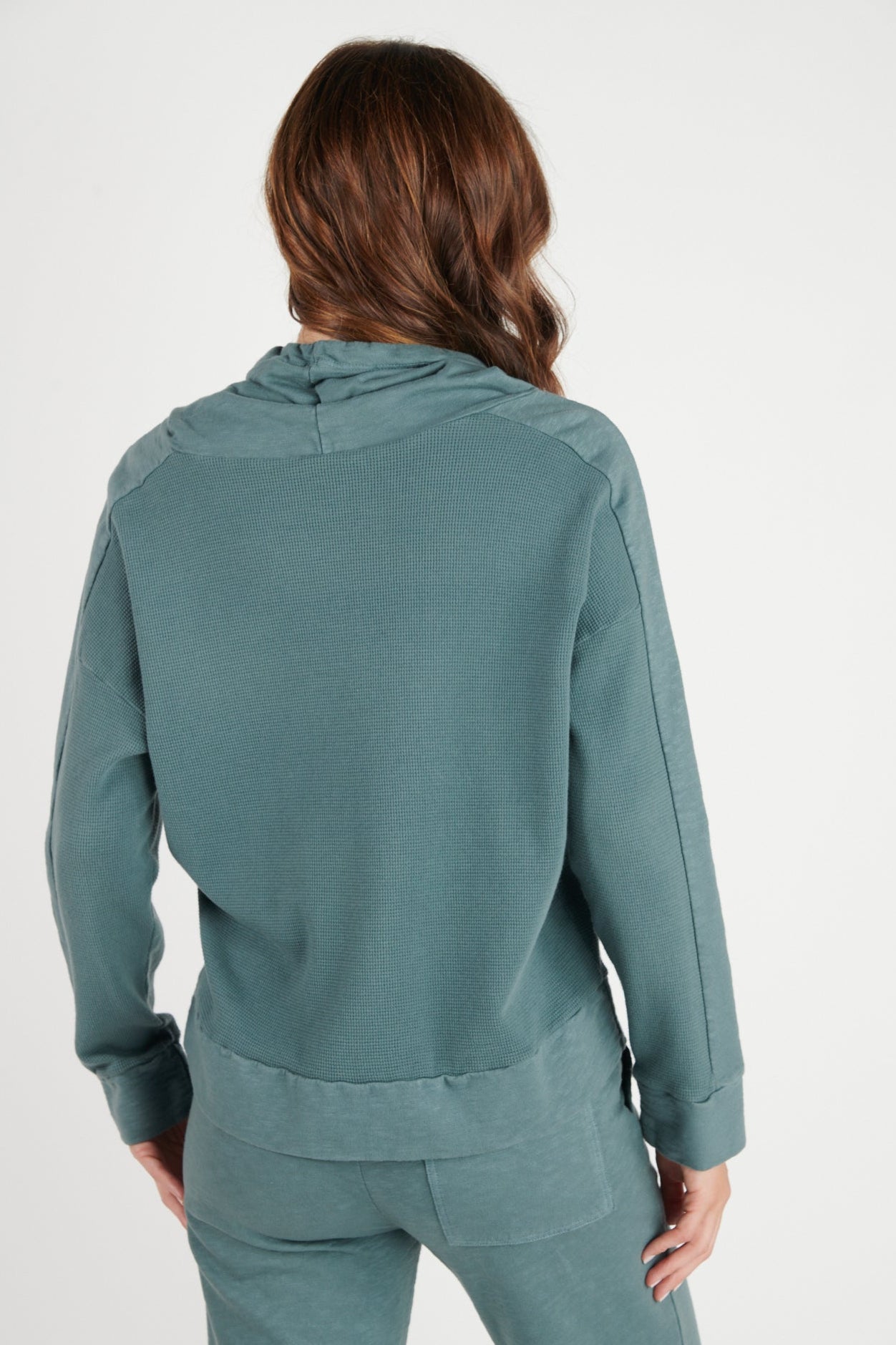 SWEAT COTON ORGANIQUE DERIN BLEU CENDRE