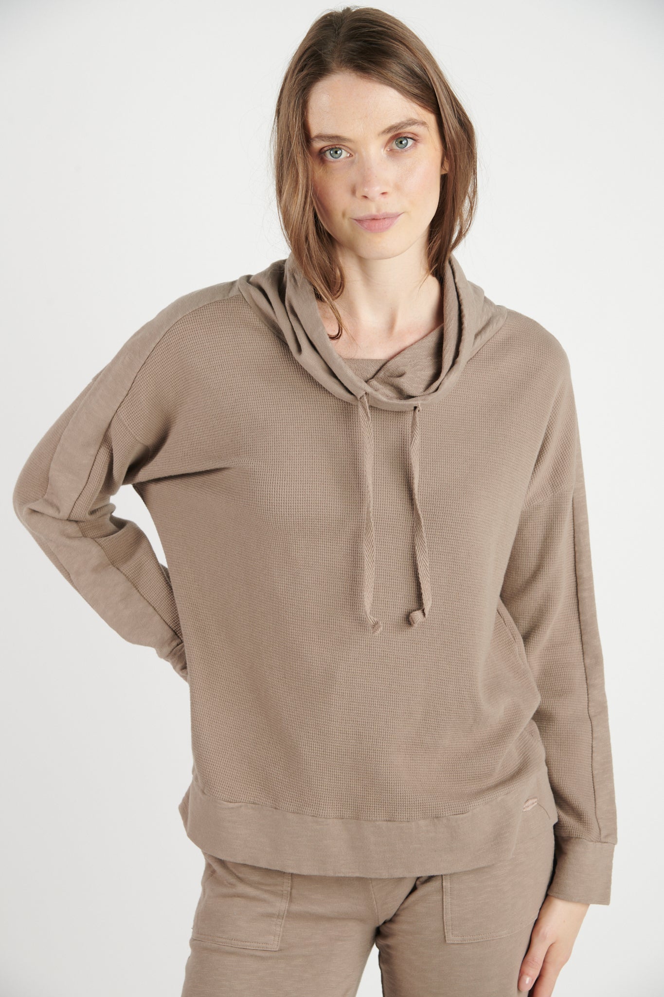 SWEAT COTON ORGANIQUE DERIN TAUPE