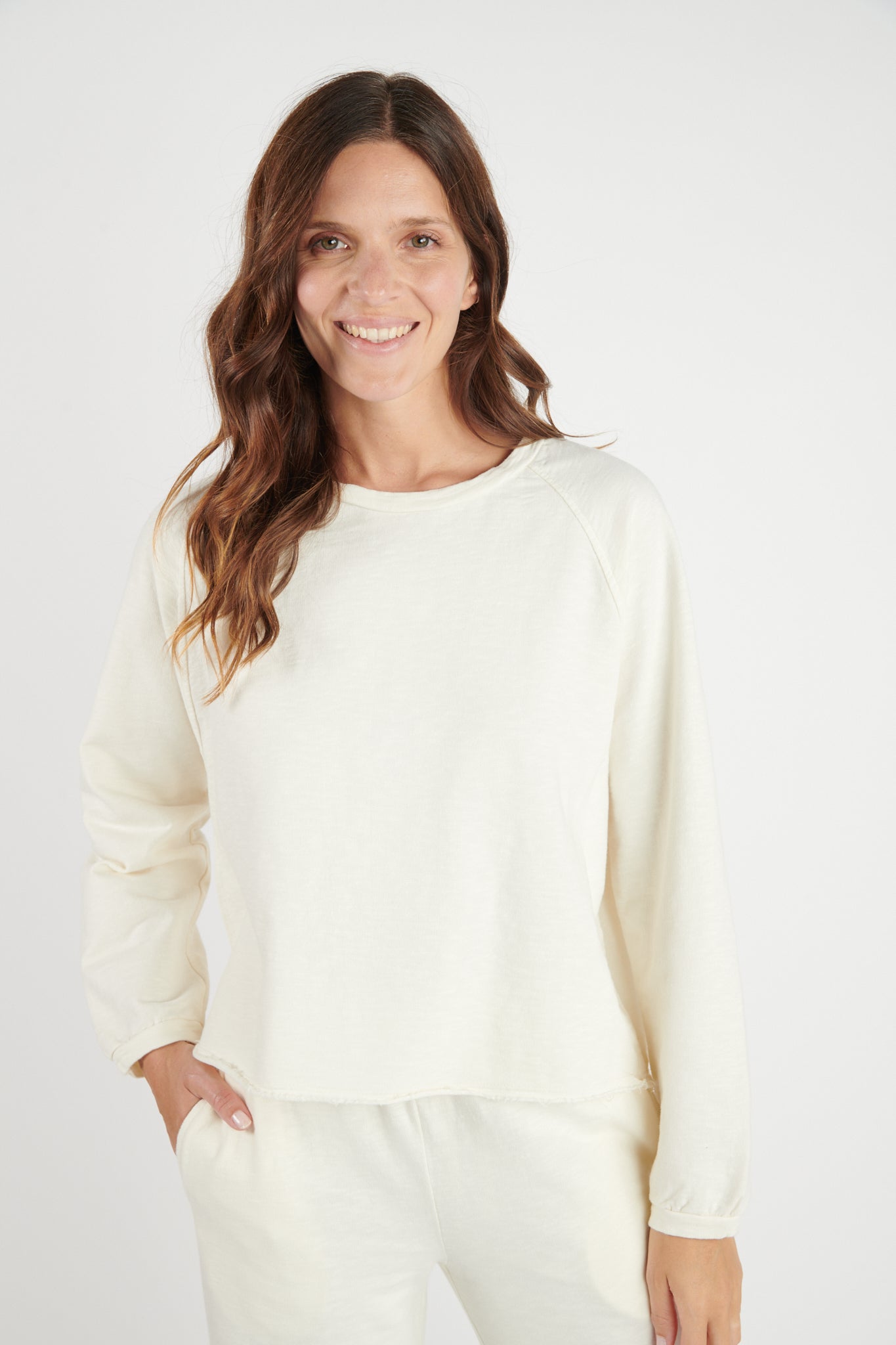 SWEAT COTON ORGANIQUE DORIAN NATUREL