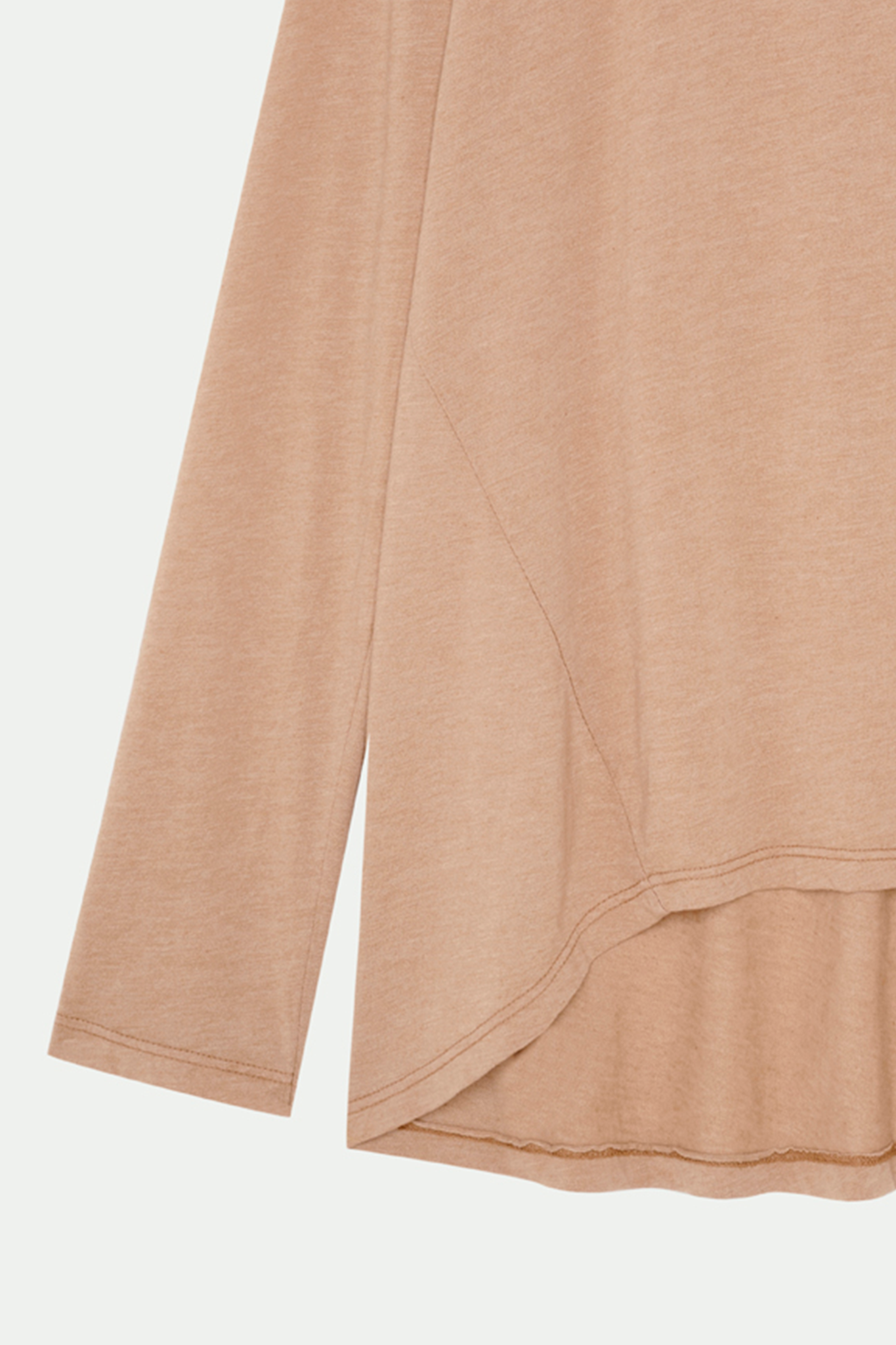 TOP COL ROND BORIS ROSE PLUME