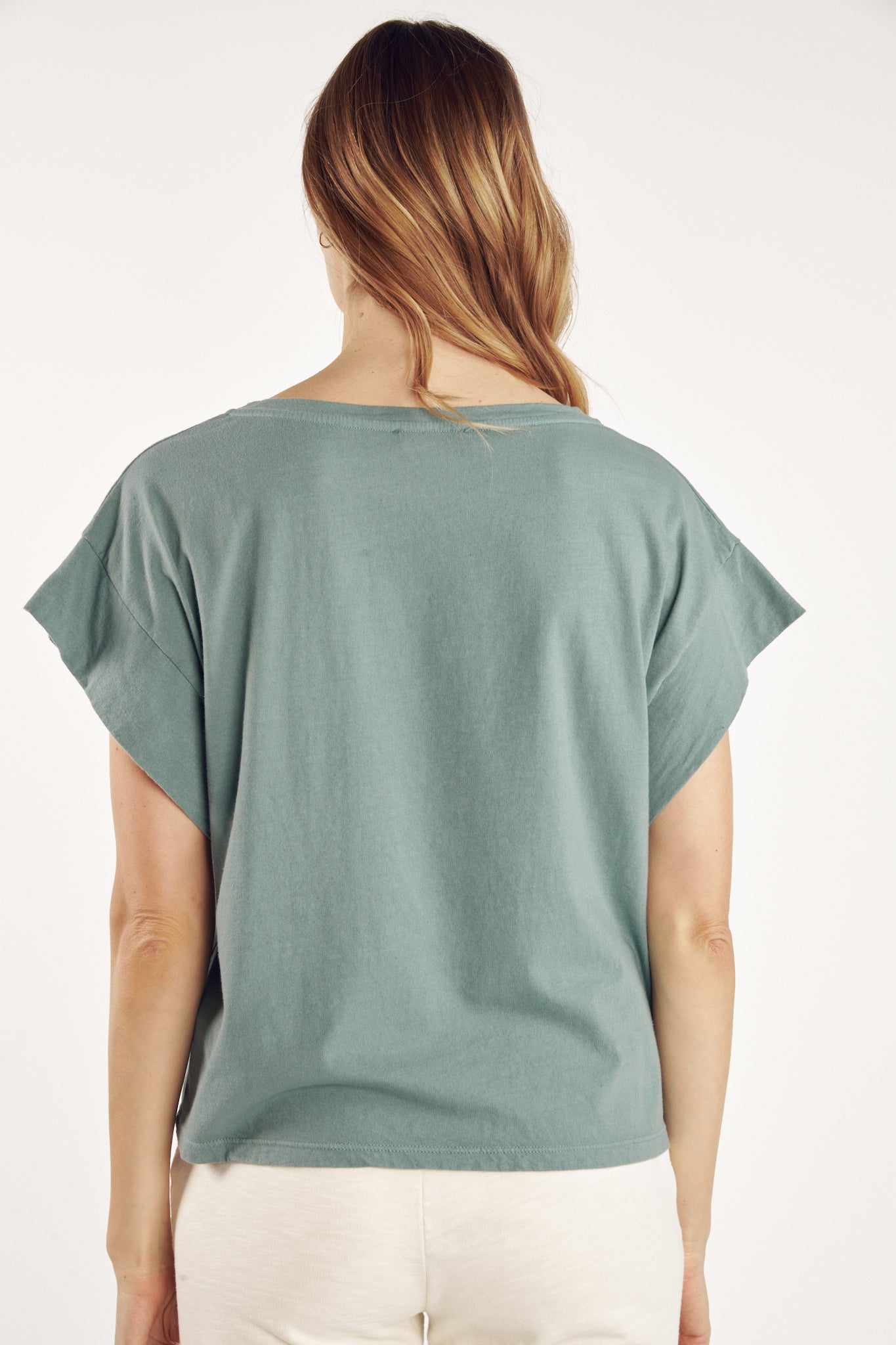CARINA ORGANIC COTTON TOP LAGOON