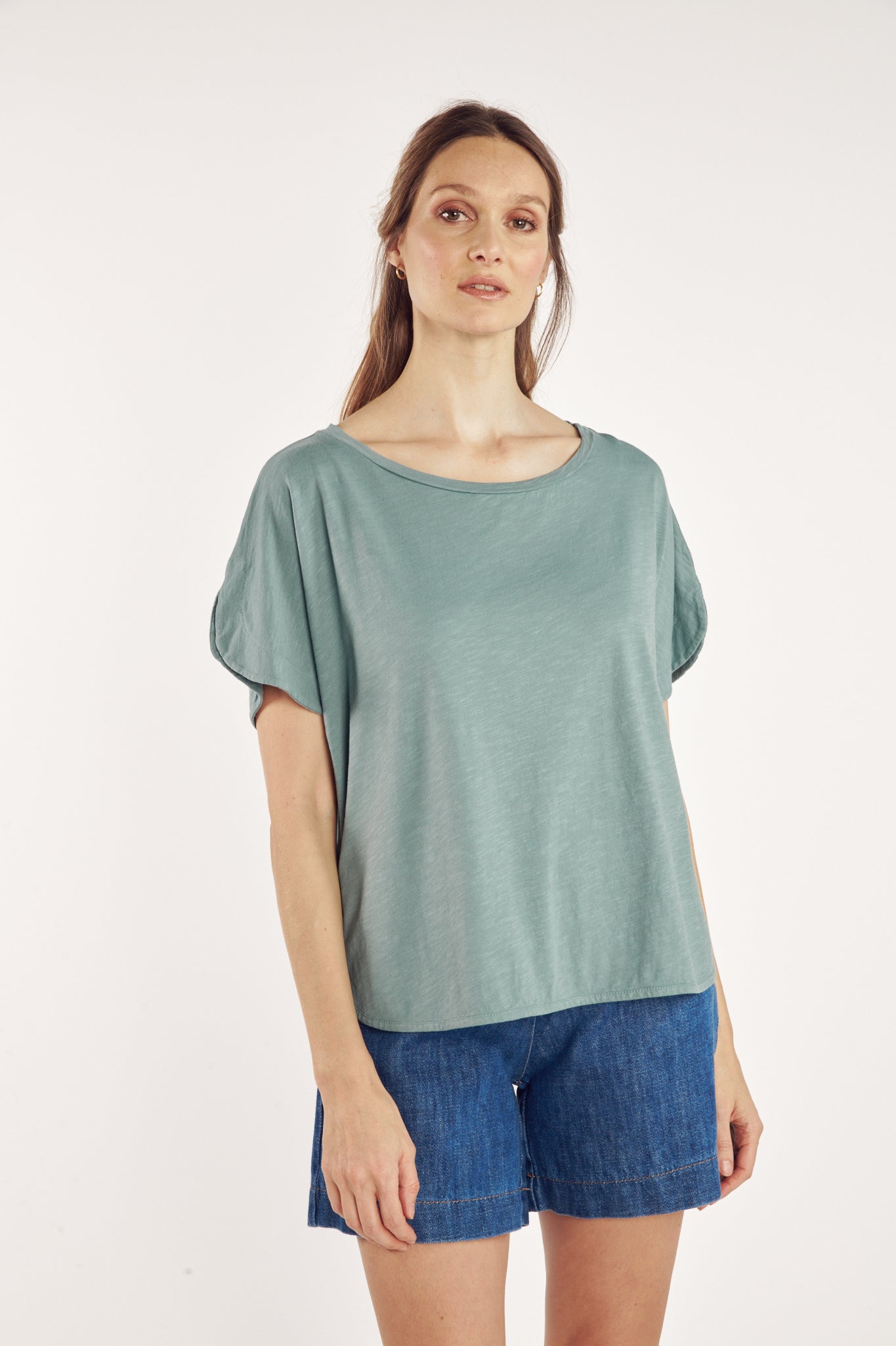 TOP COTON MODAL CYRILÈNE LAGON