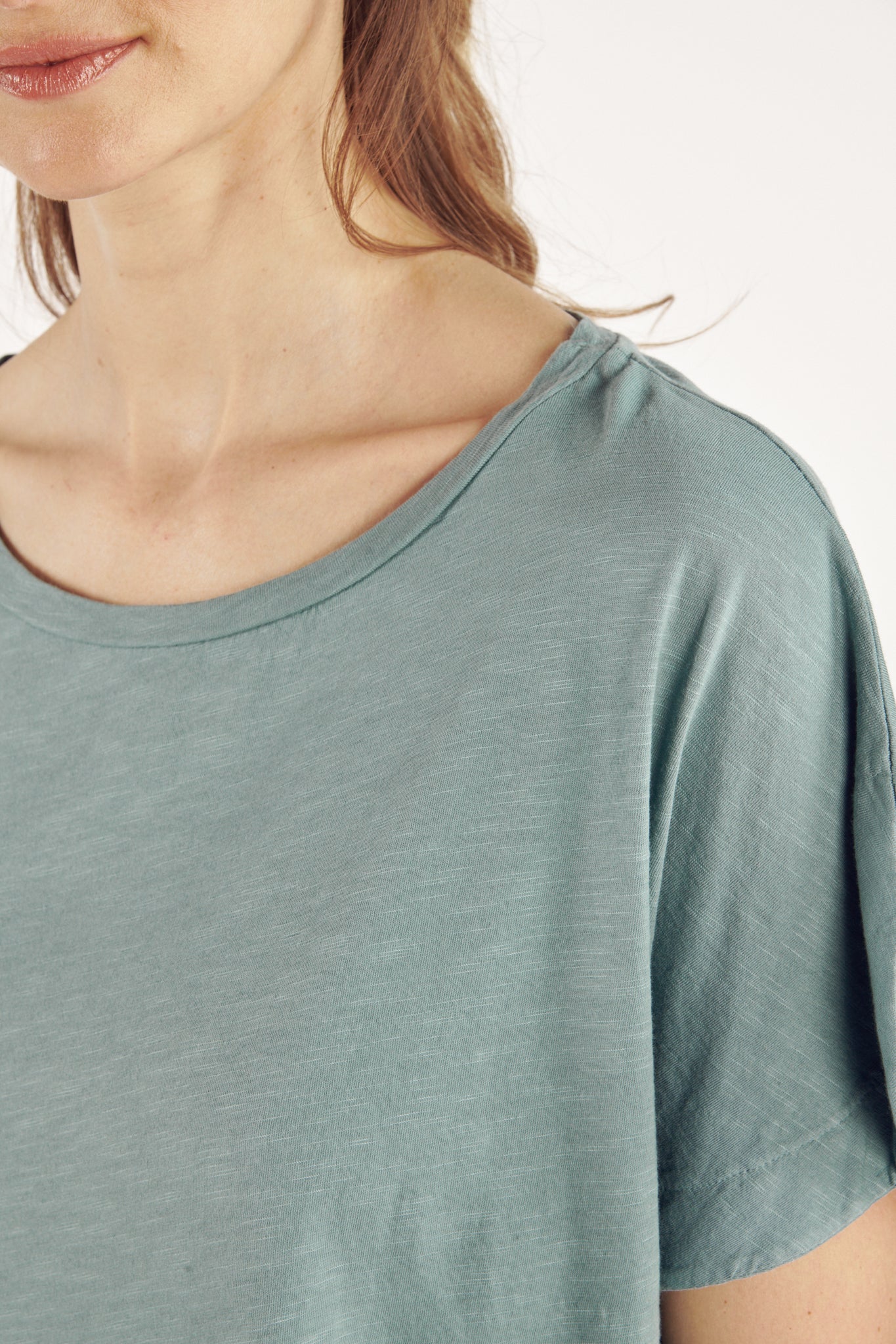 TOP COTON MODAL CYRILÈNE LAGON