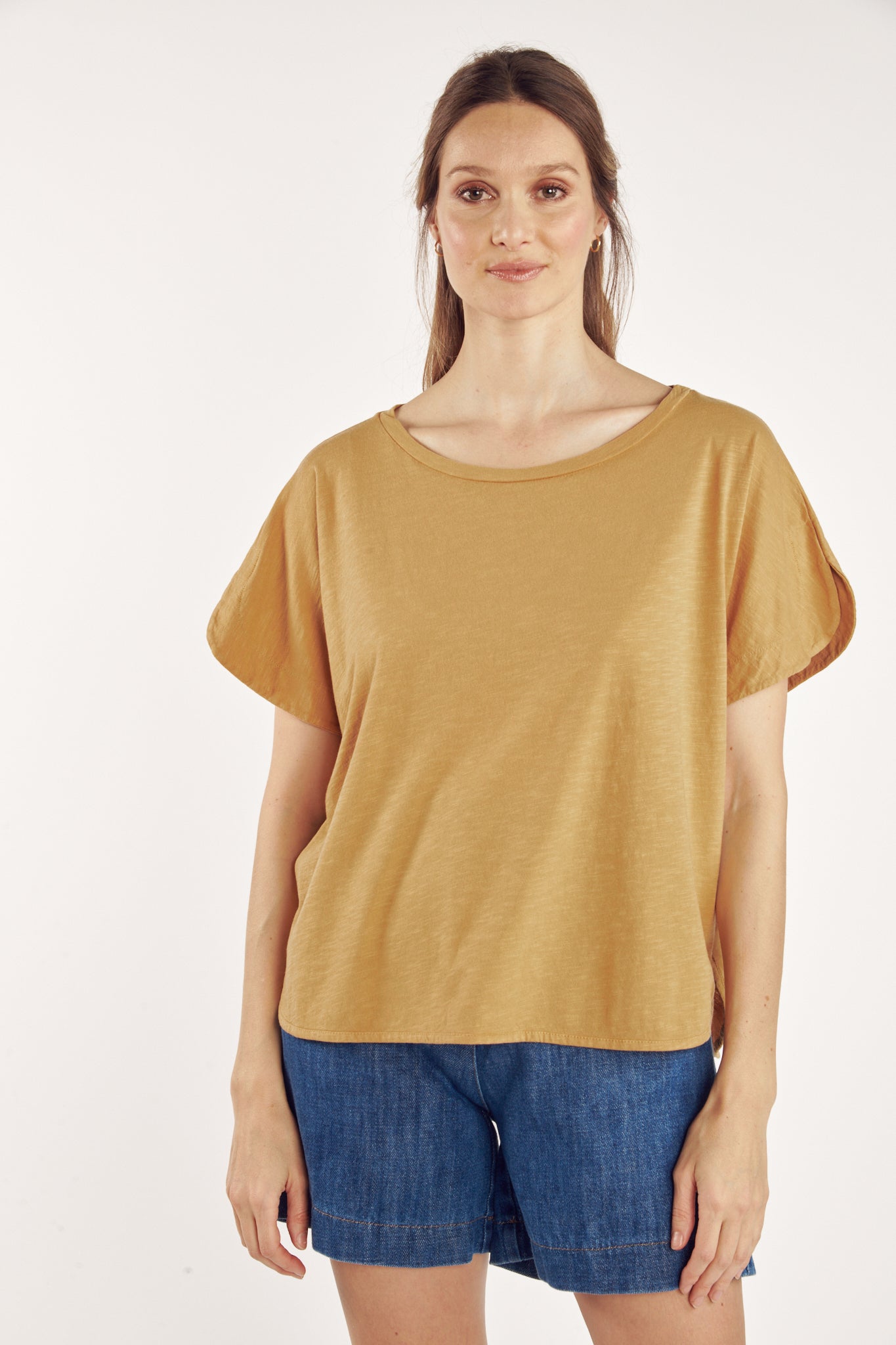 TOP COTON MODAL CYRILÈNE MIEL
