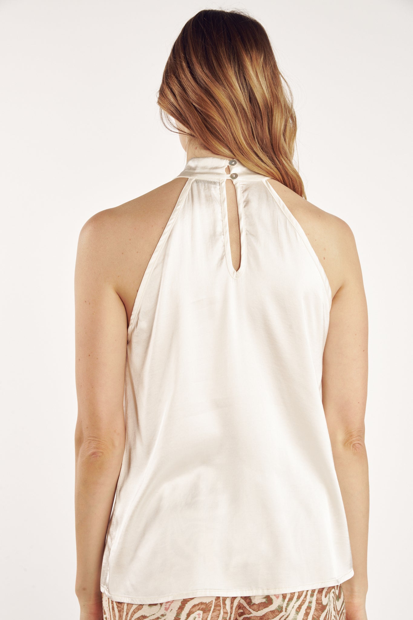 CALEDON NATURAL TURTLENECK TOP
