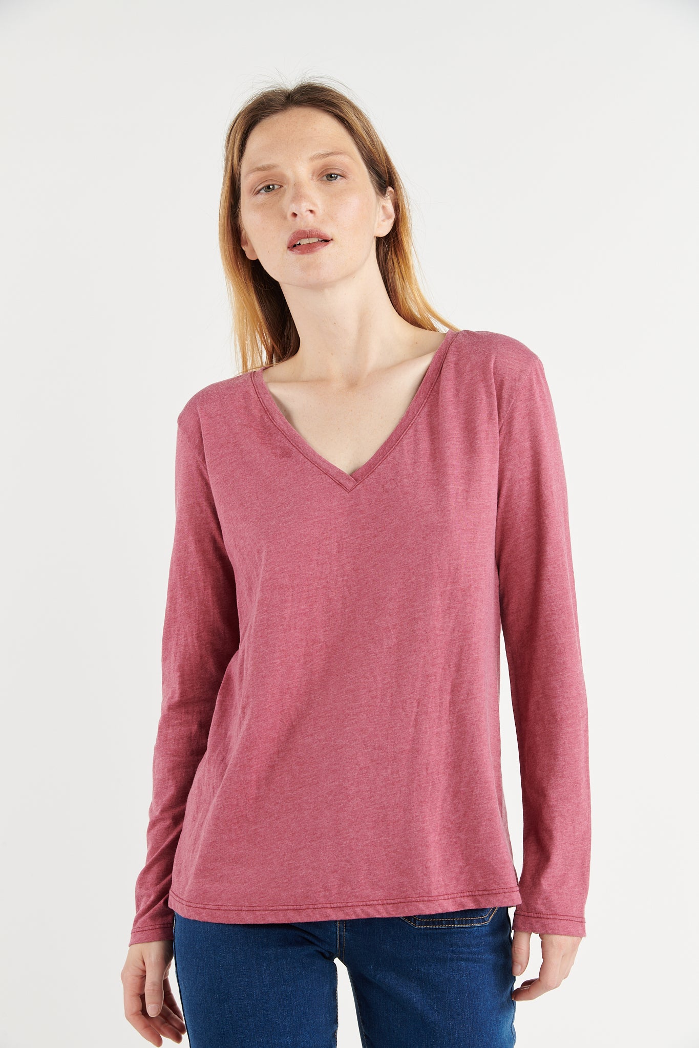 T-SHIRT COL V BARRY GRENADE