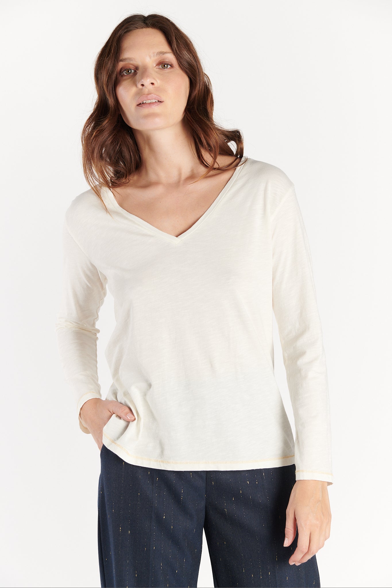T-SHIRT DARNELL COTON MODAL NATUREL