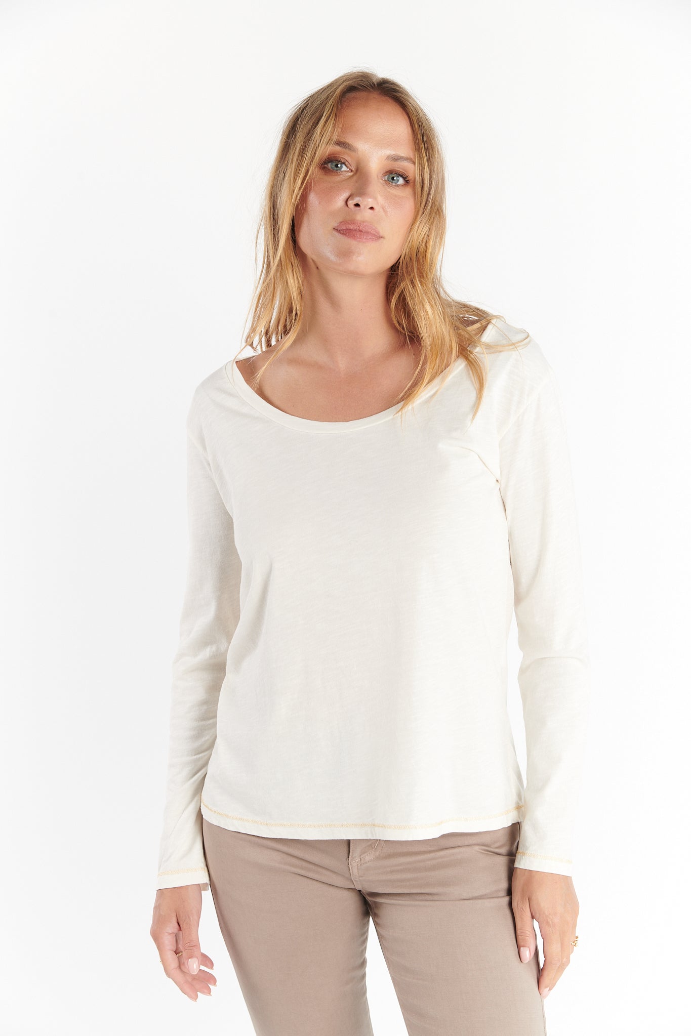 T-SHIRT DAVY COTON MODAL NATUREL