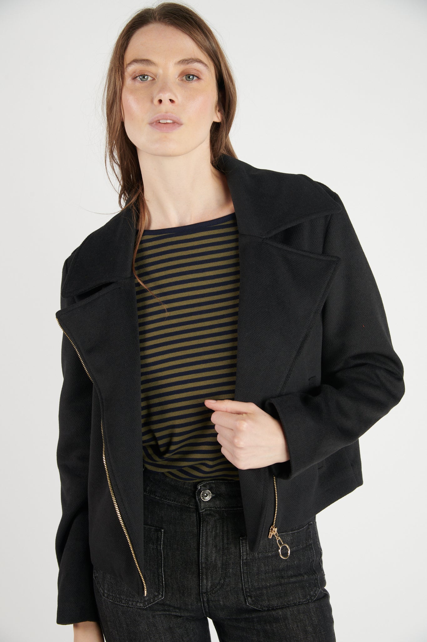 VESTE PERFECTO DIANE NOIR