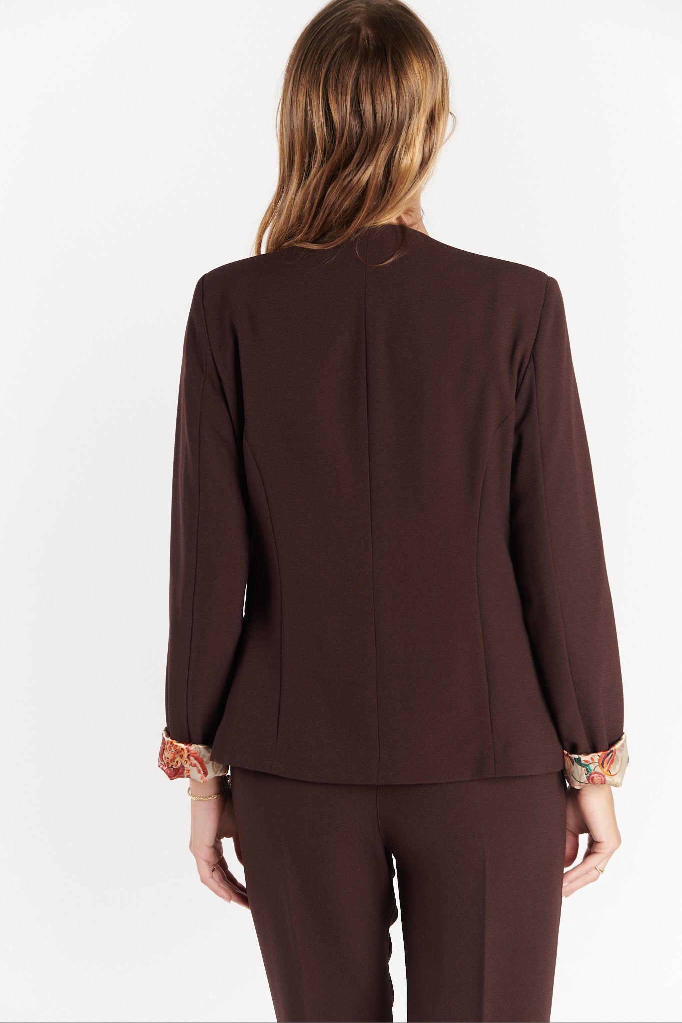 BLAZER CINTRÉ ARIANE CHOCO