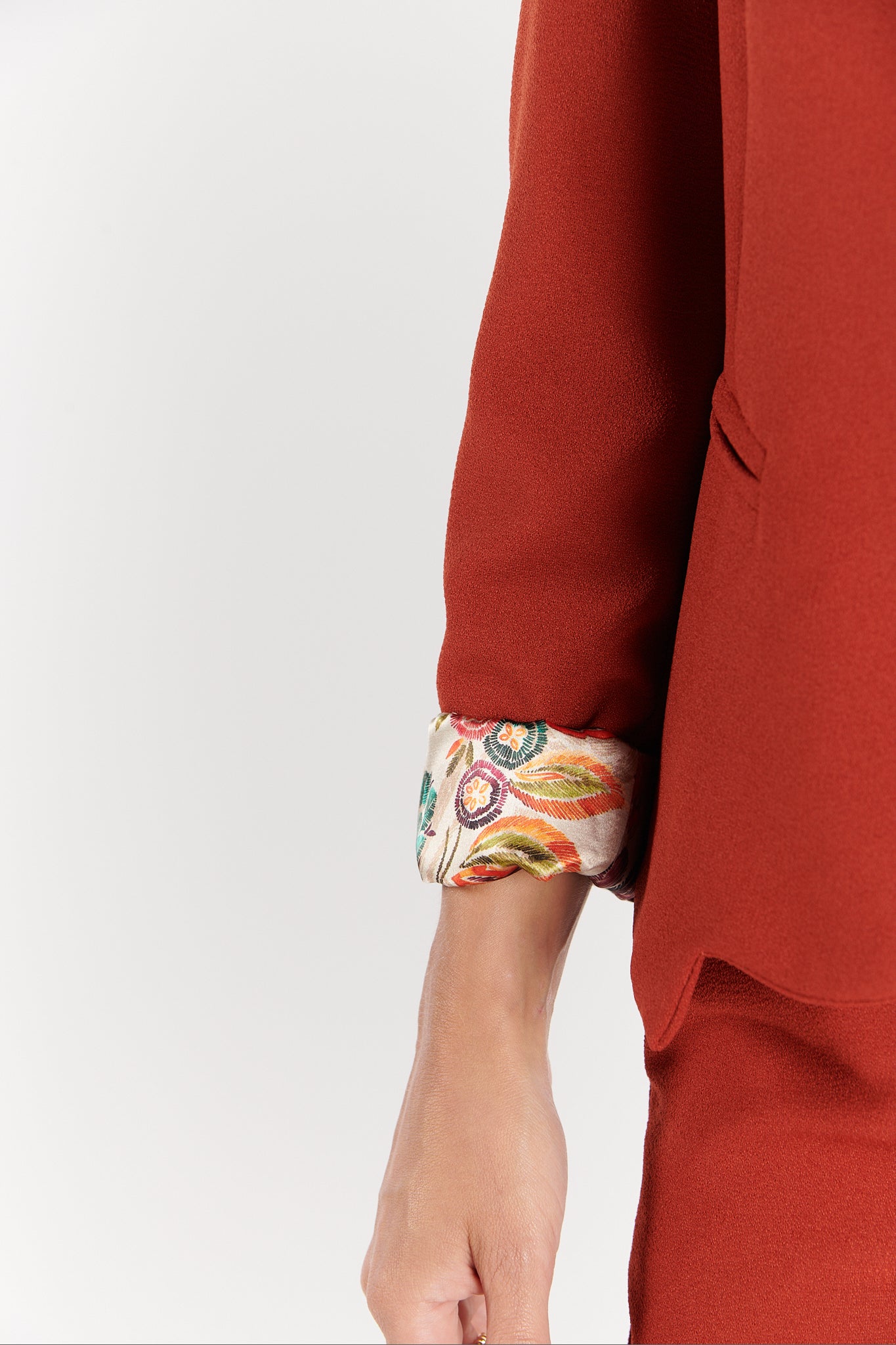 BLAZER CINTRÉ ARIANE SAFRAN