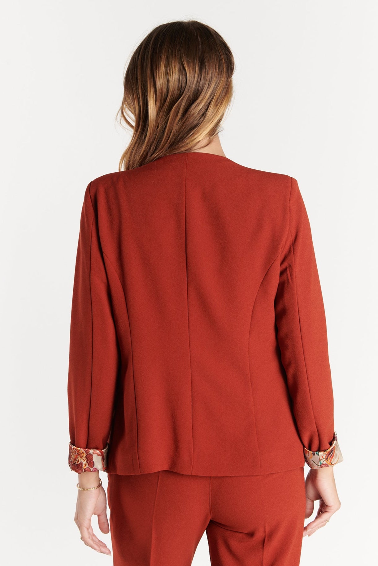 BLAZER CINTRÉ ARIANE SAFRAN