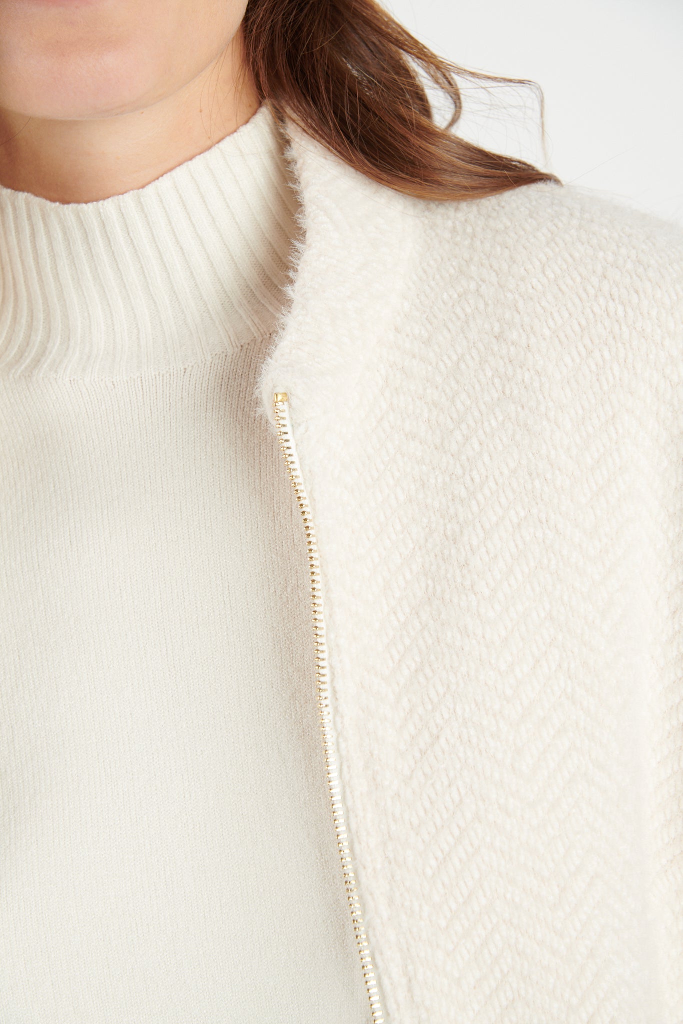 VESTE ZIPPER DILARA NATUREL