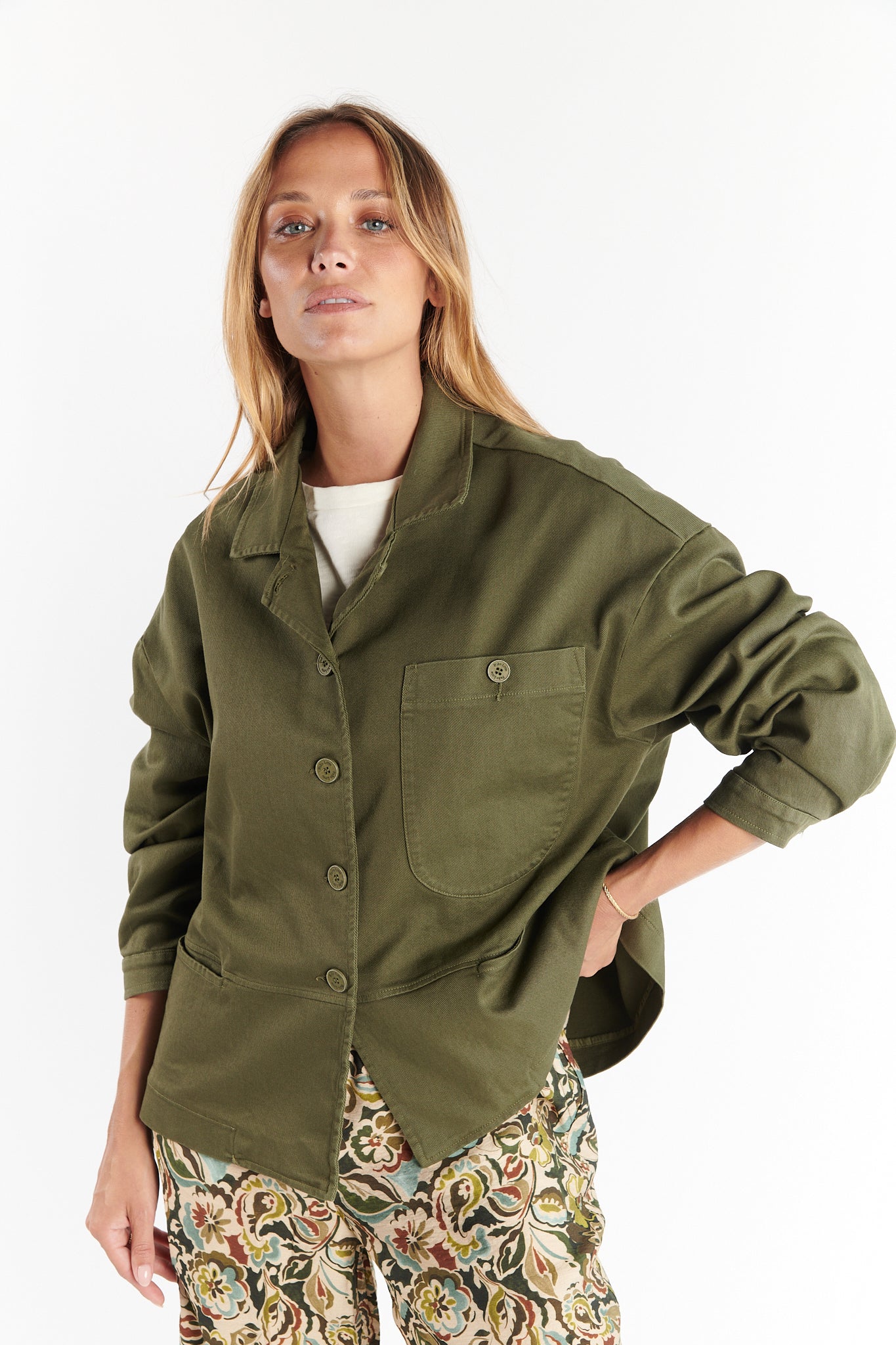VESTE OVERSIZE DESTINY KAKI