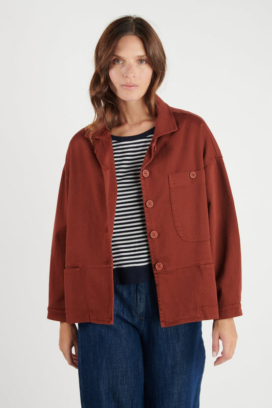 VESTE OVERSIZE DESTINY PAPRIKA