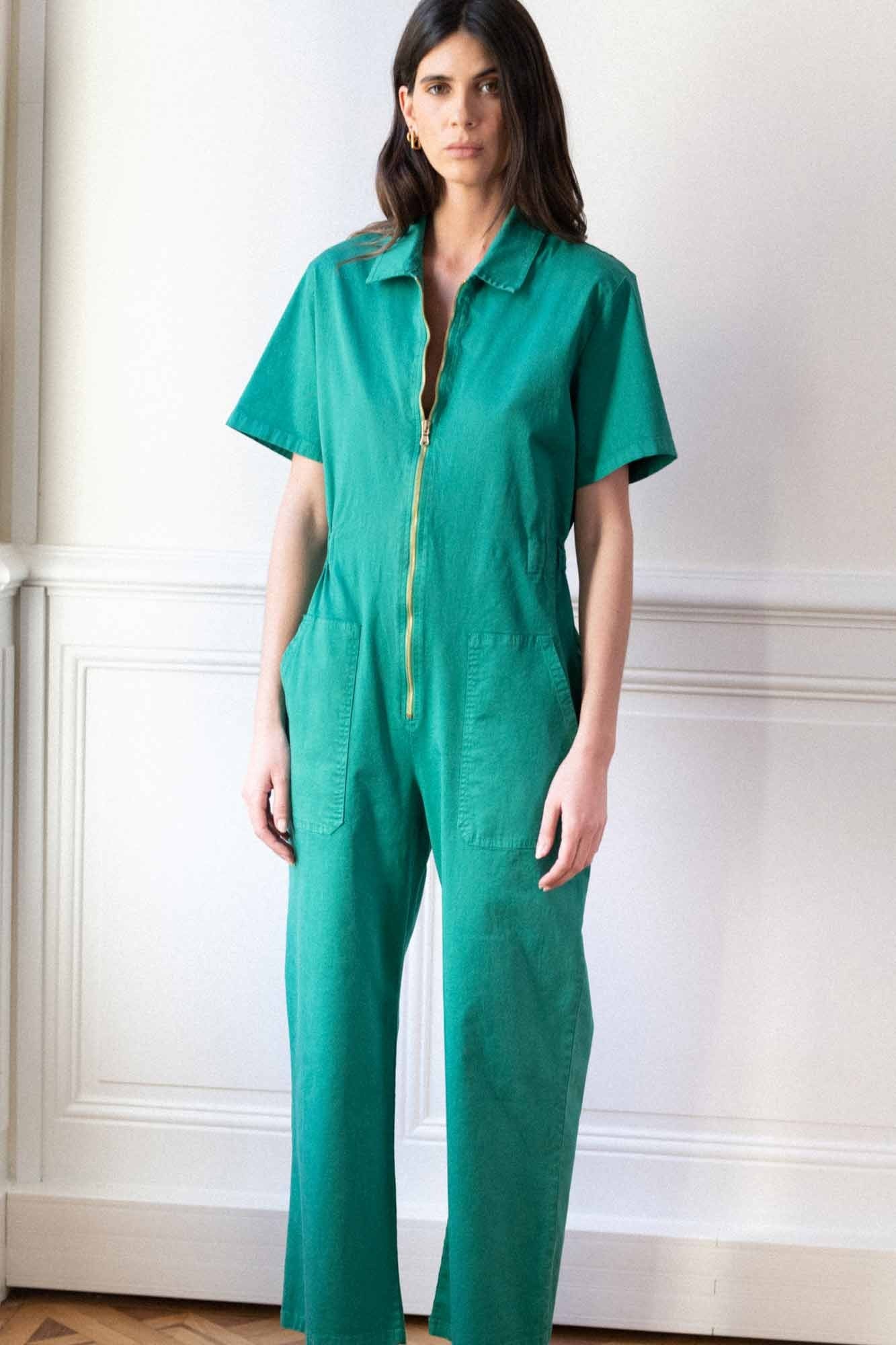 COMBINAISON TERESA WORKER VERT TROPICAL