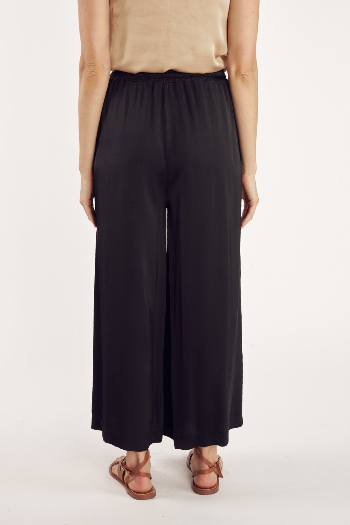 PANTALON AMPLE 7/8 ALIOT NOIR