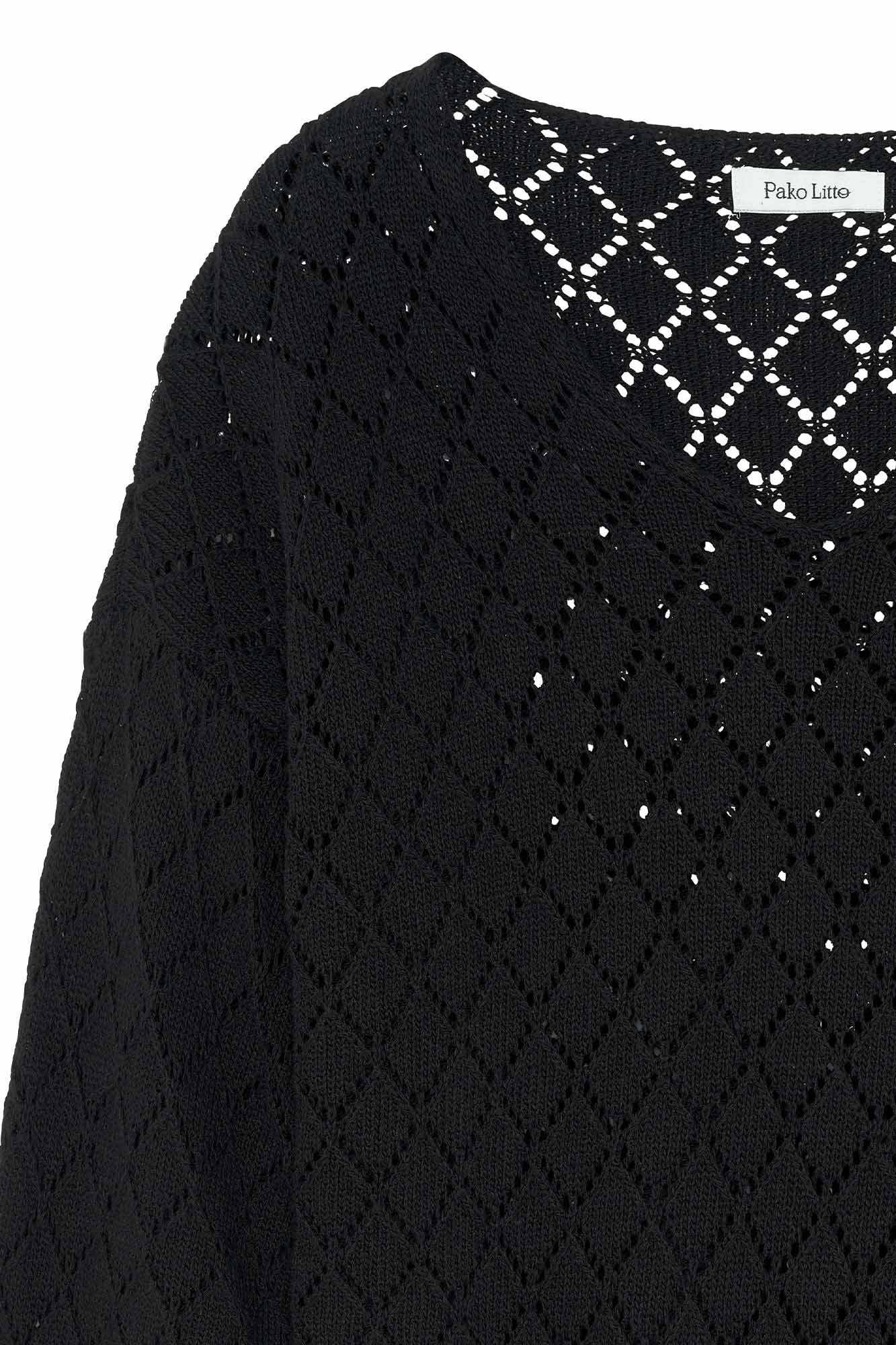 ARLO V-NECK SWEATER ARLO BLACK