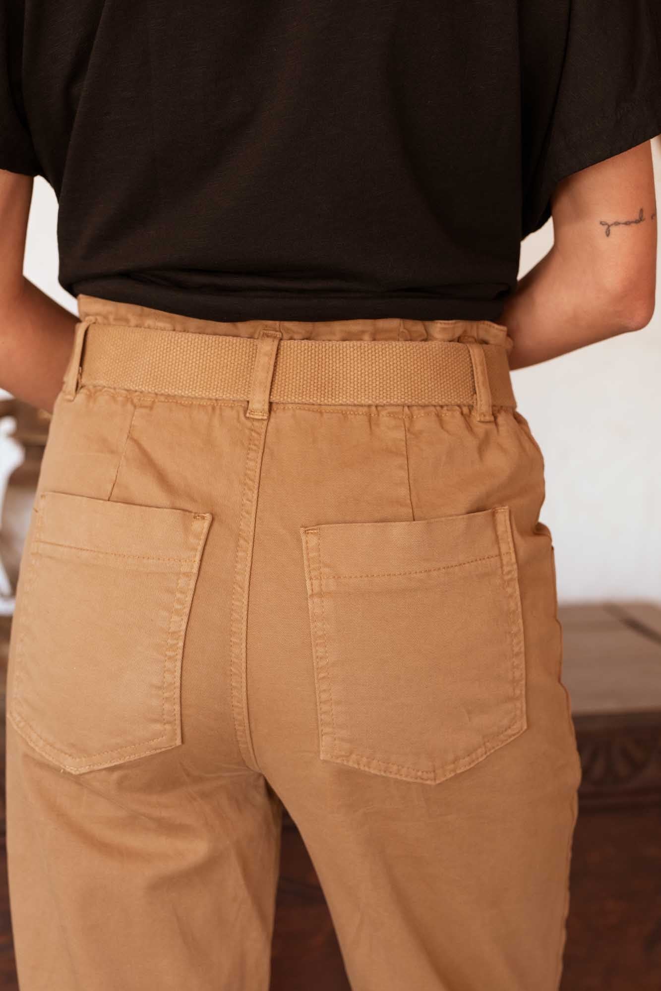 PANTALON COOPER BAROUDEUR TABAC