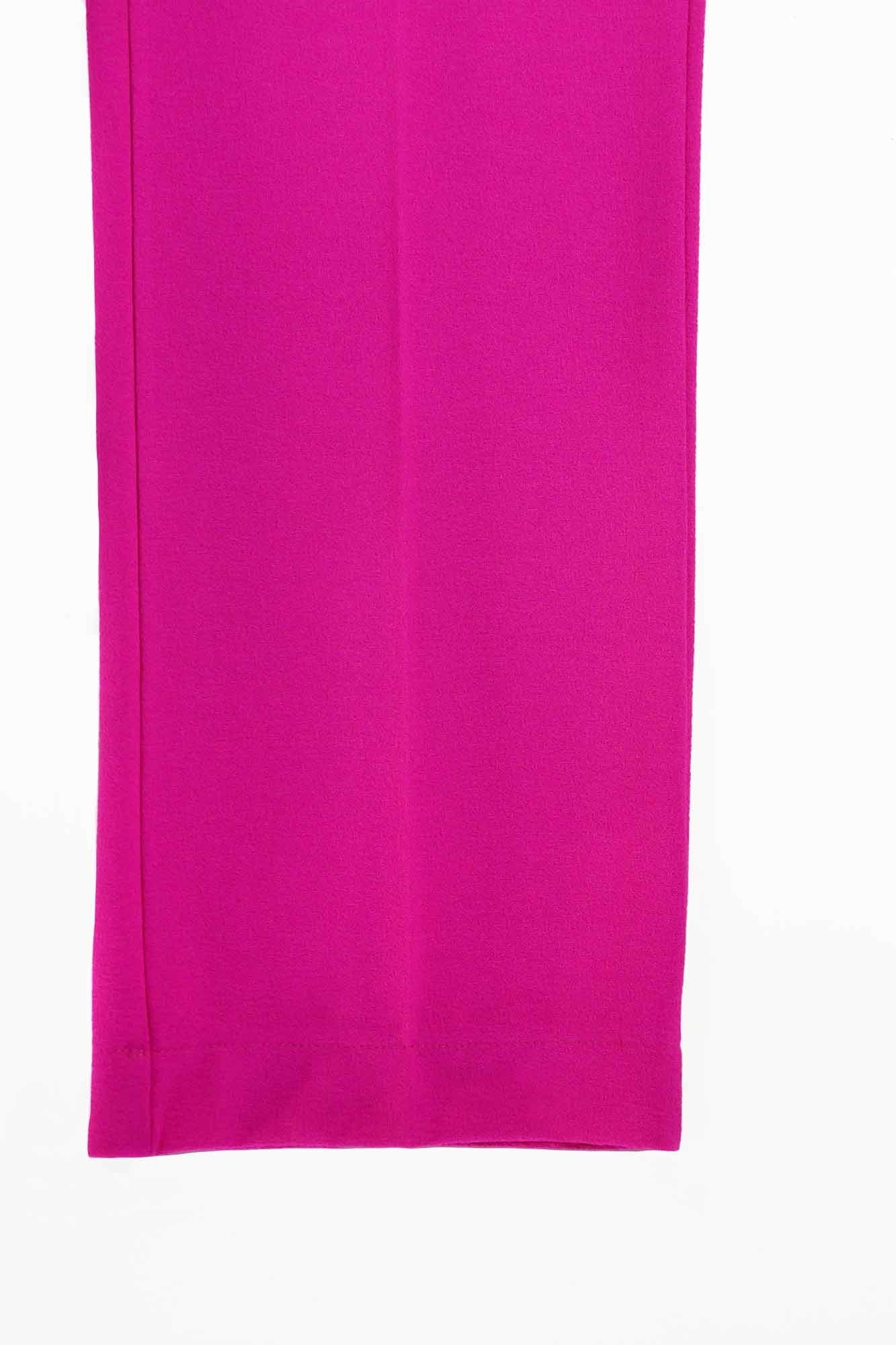 PANTALON SOFIA TAILLE HAUTE FUCHSIA
