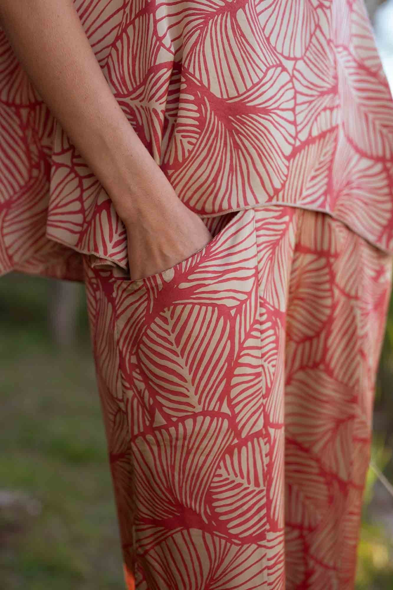 WILL TERRACORD PRINT TROUSERS