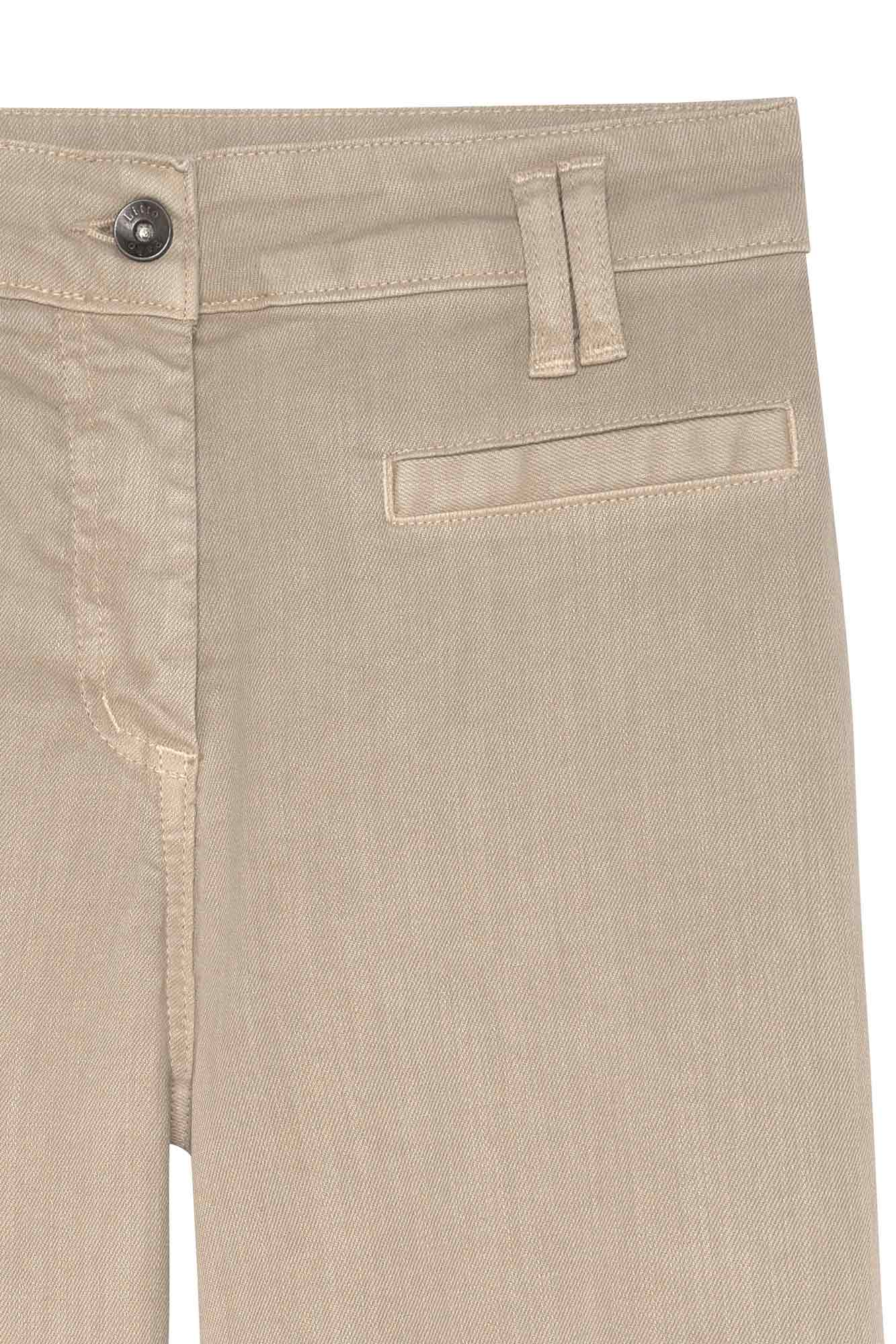 ARIETTE SAND 7/8 FLARED TROUSERS