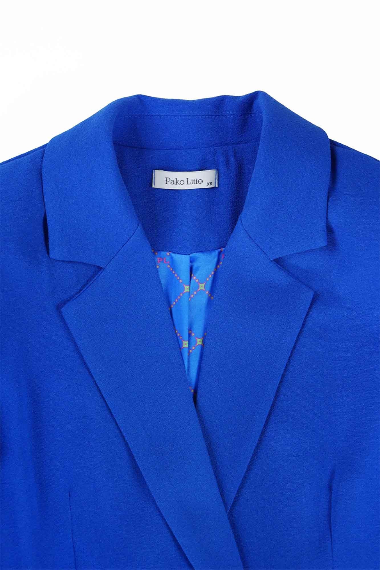 CÉLIA OVERSIZED ROYAL BLUE JACKET
