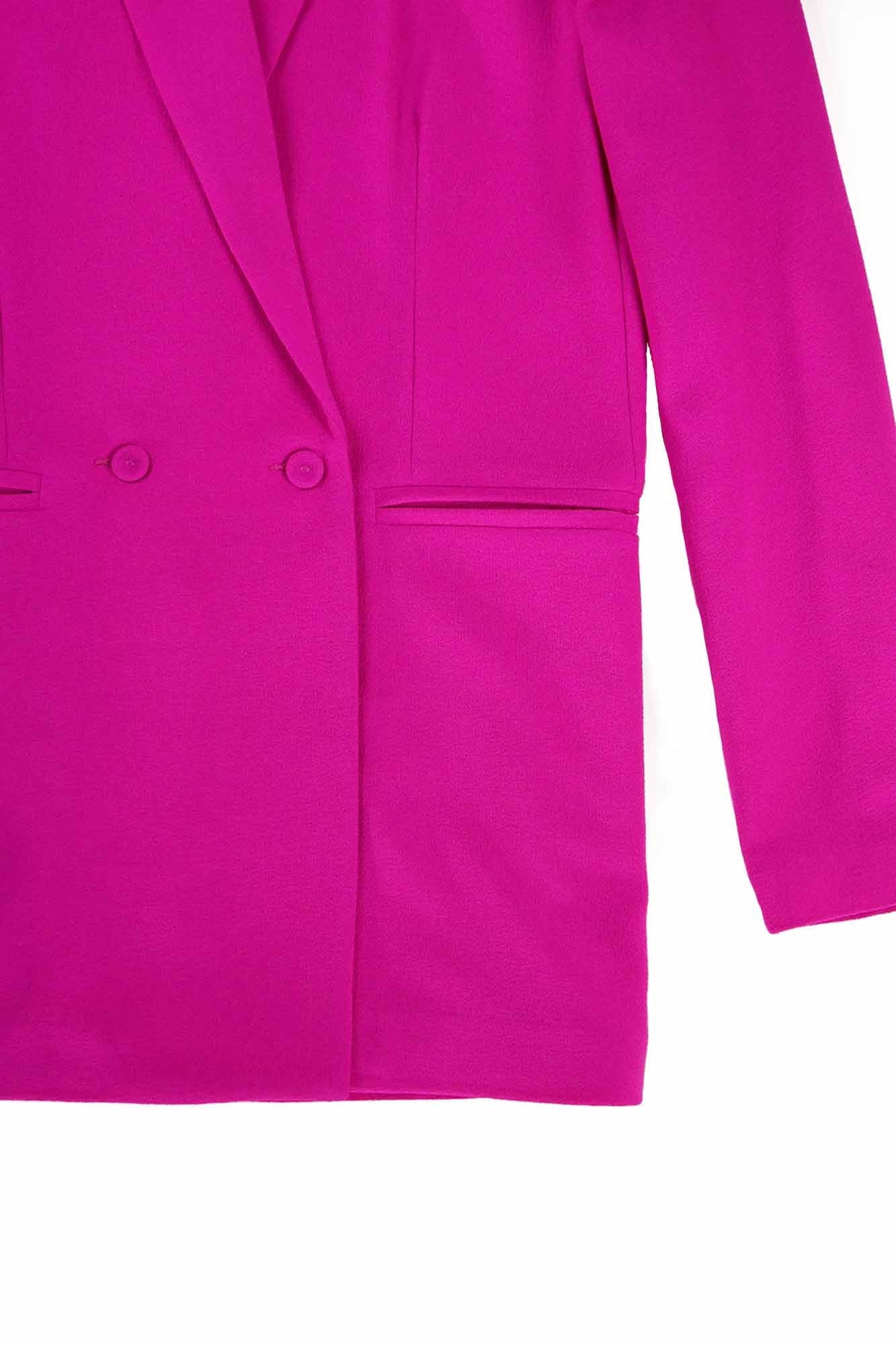 VESTE CÉLIA OVERSIZE FUCHSIA