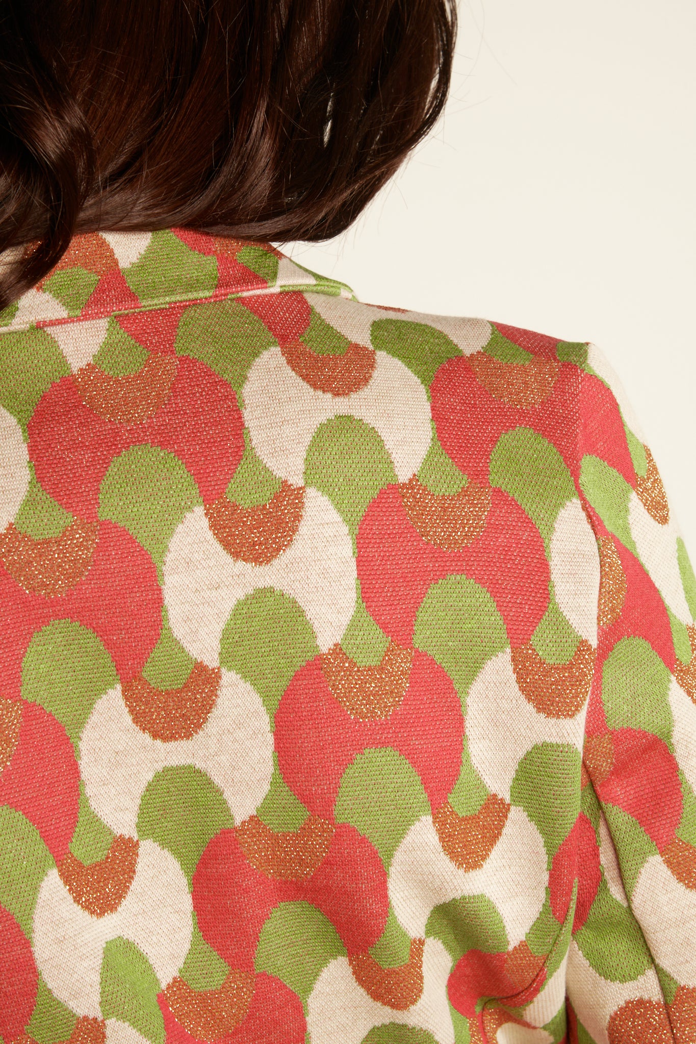BLASER JACQUARD - JQ09 PINK ORANGE