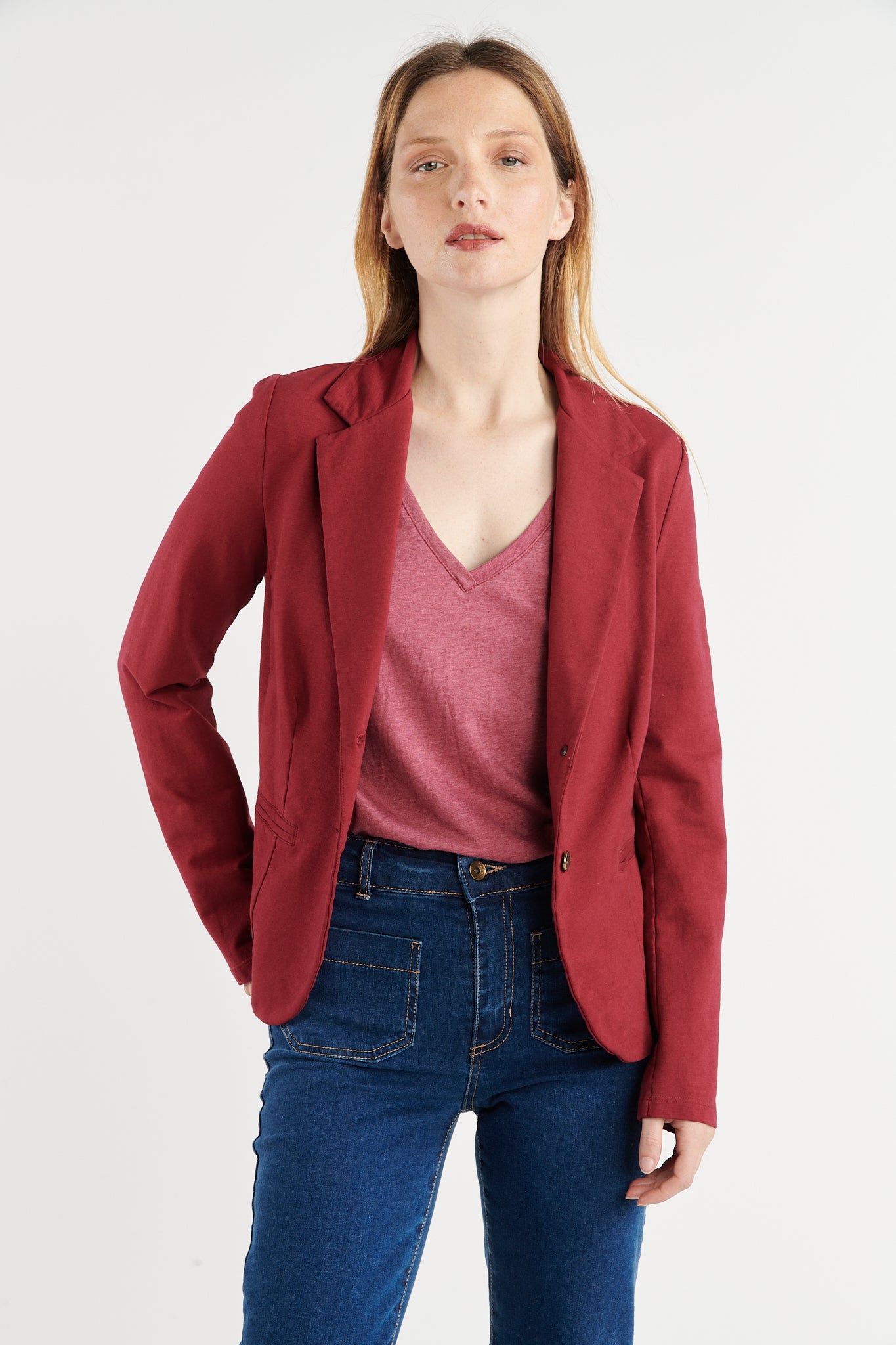 BLAZER MOLLETON ADELIA GRENADE