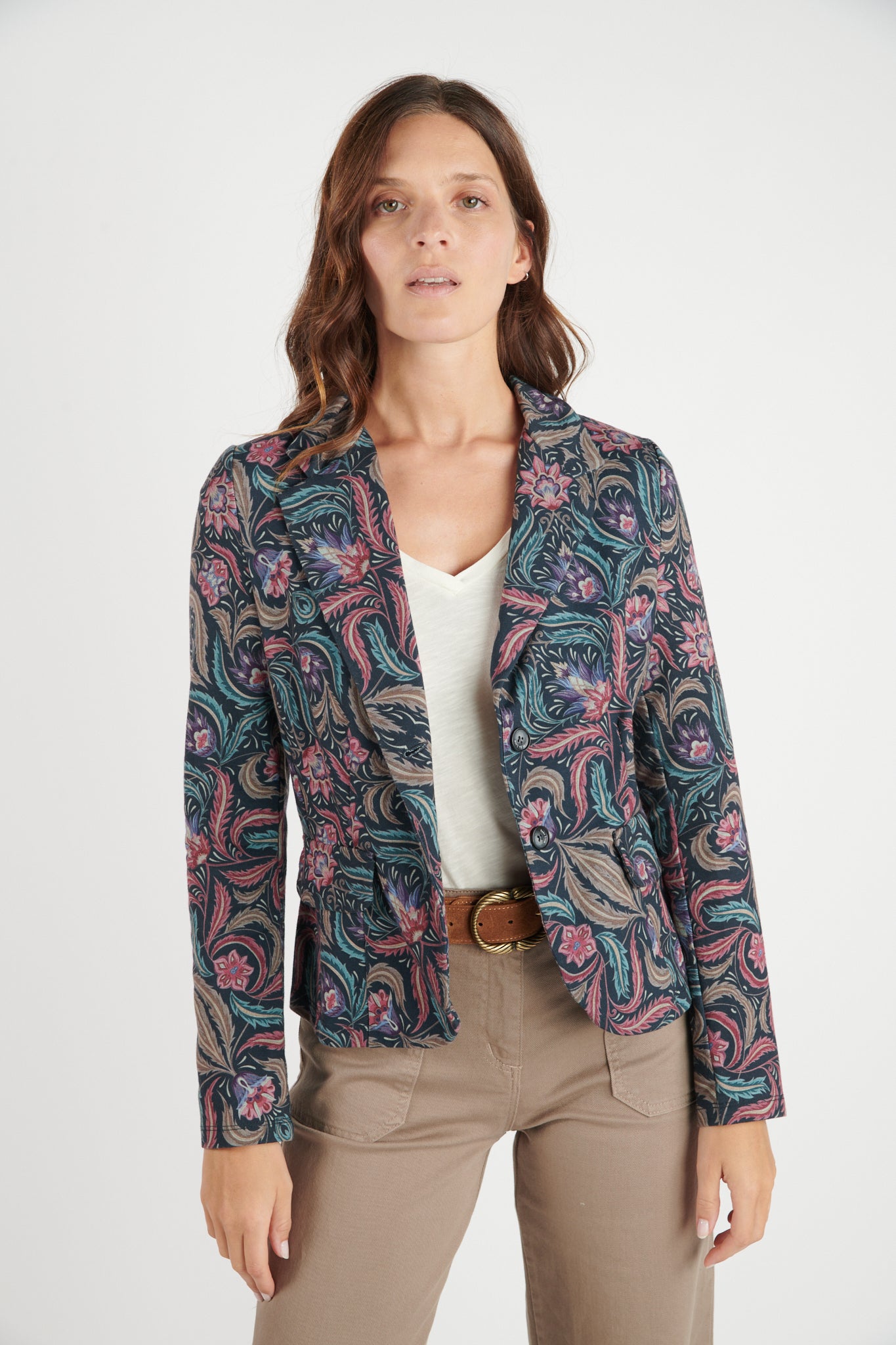 BLAZER IMPRIMÉ SALVADOR NUIT ARABESQUE