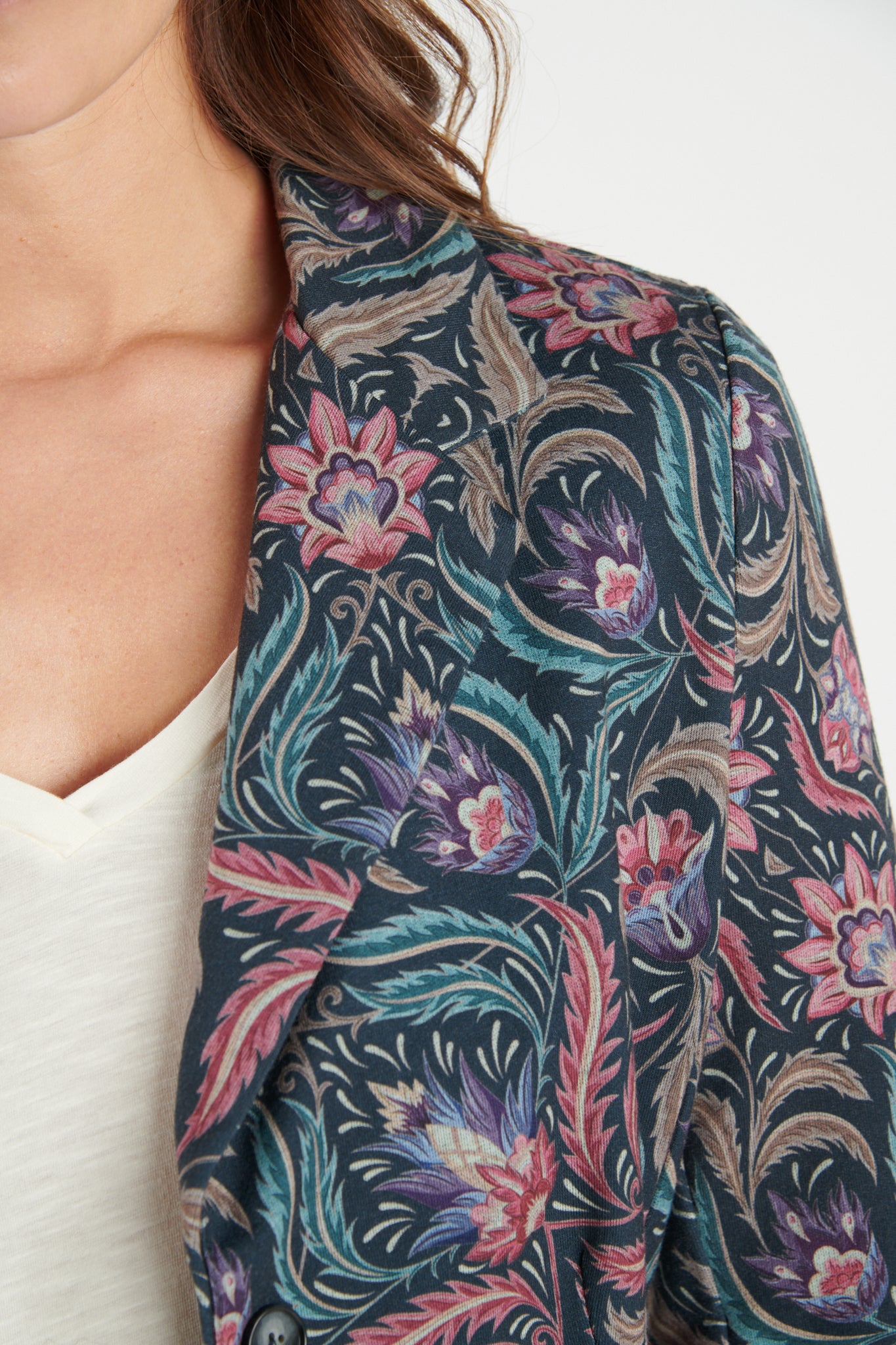 BLAZER IMPRIMÉ SALVADOR NUIT ARABESQUE