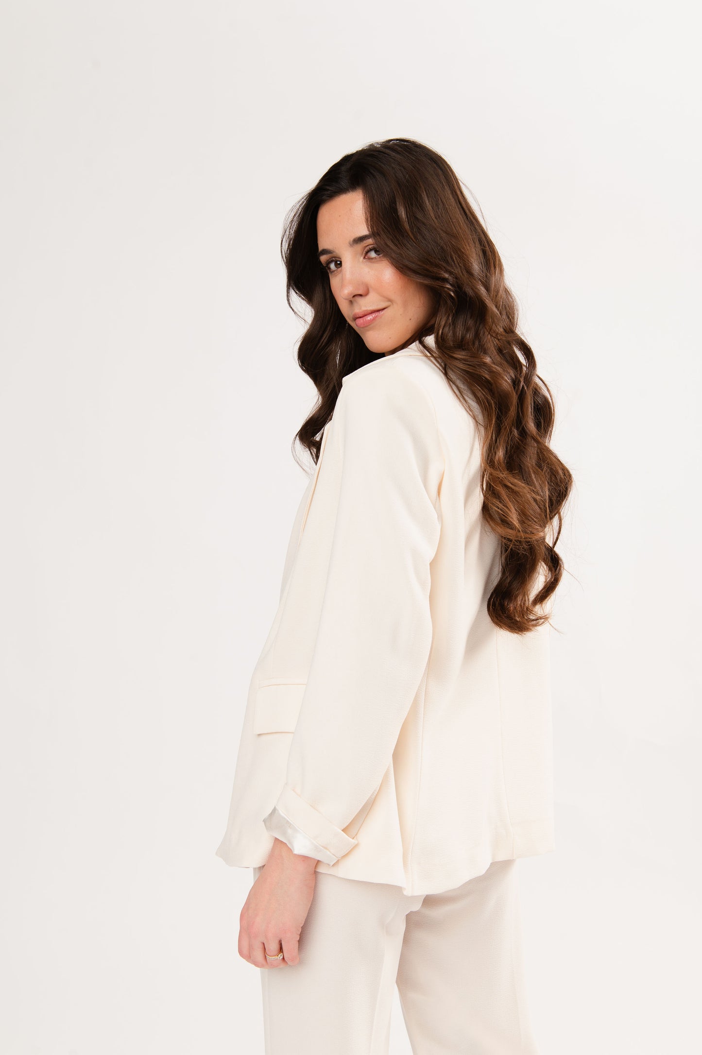 BLAZER AMPLE ÉLINA ÉCRU