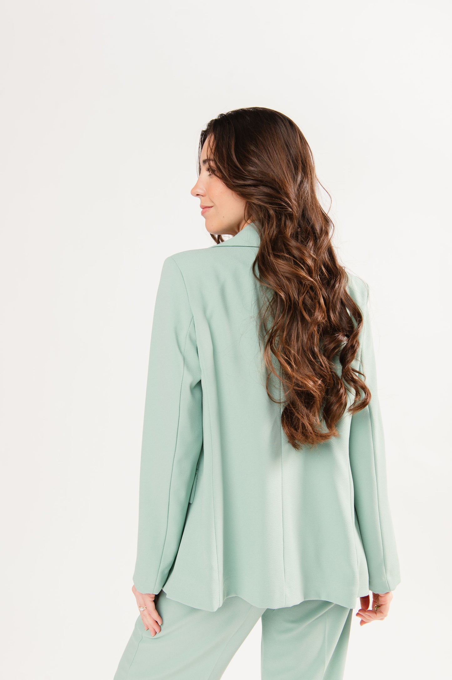 BLAZER AMPLE ÉLINA VERT D'EAU