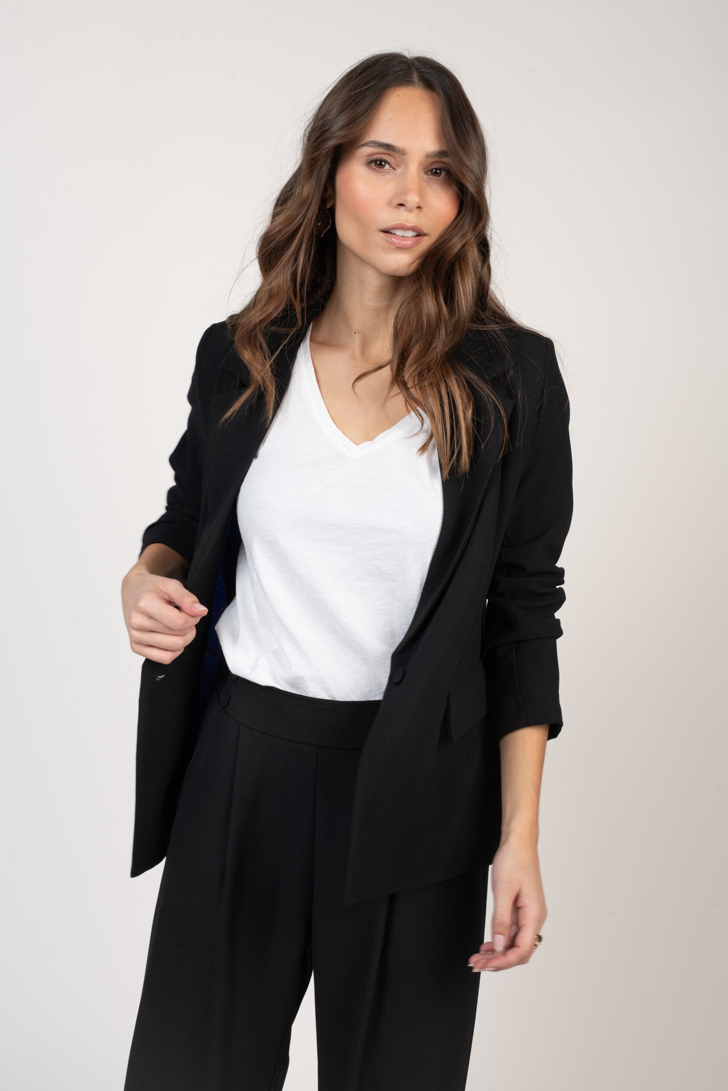 BLAZER AMPLE ÉLINA NOIR