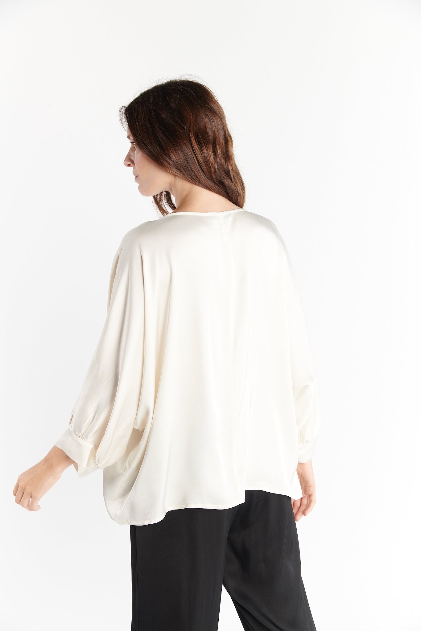BLOUSE OVER COL V DJANET NATUREL