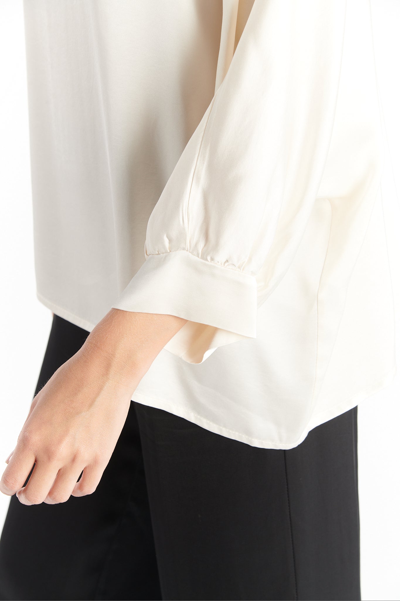 BLOUSE OVER COL V DJANET NATUREL