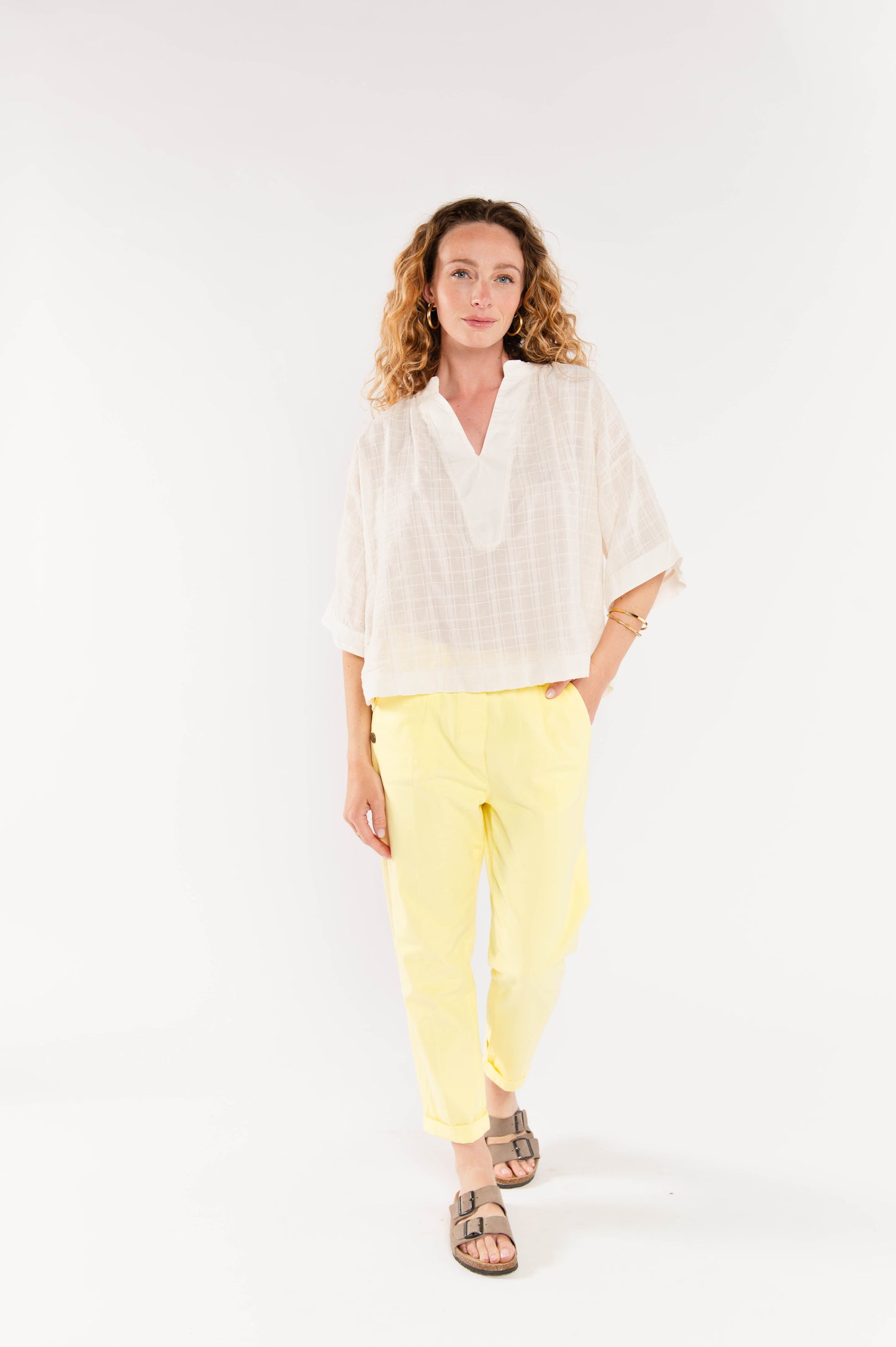 CHINO 7/8ÈME ELIOTT MIMOSA