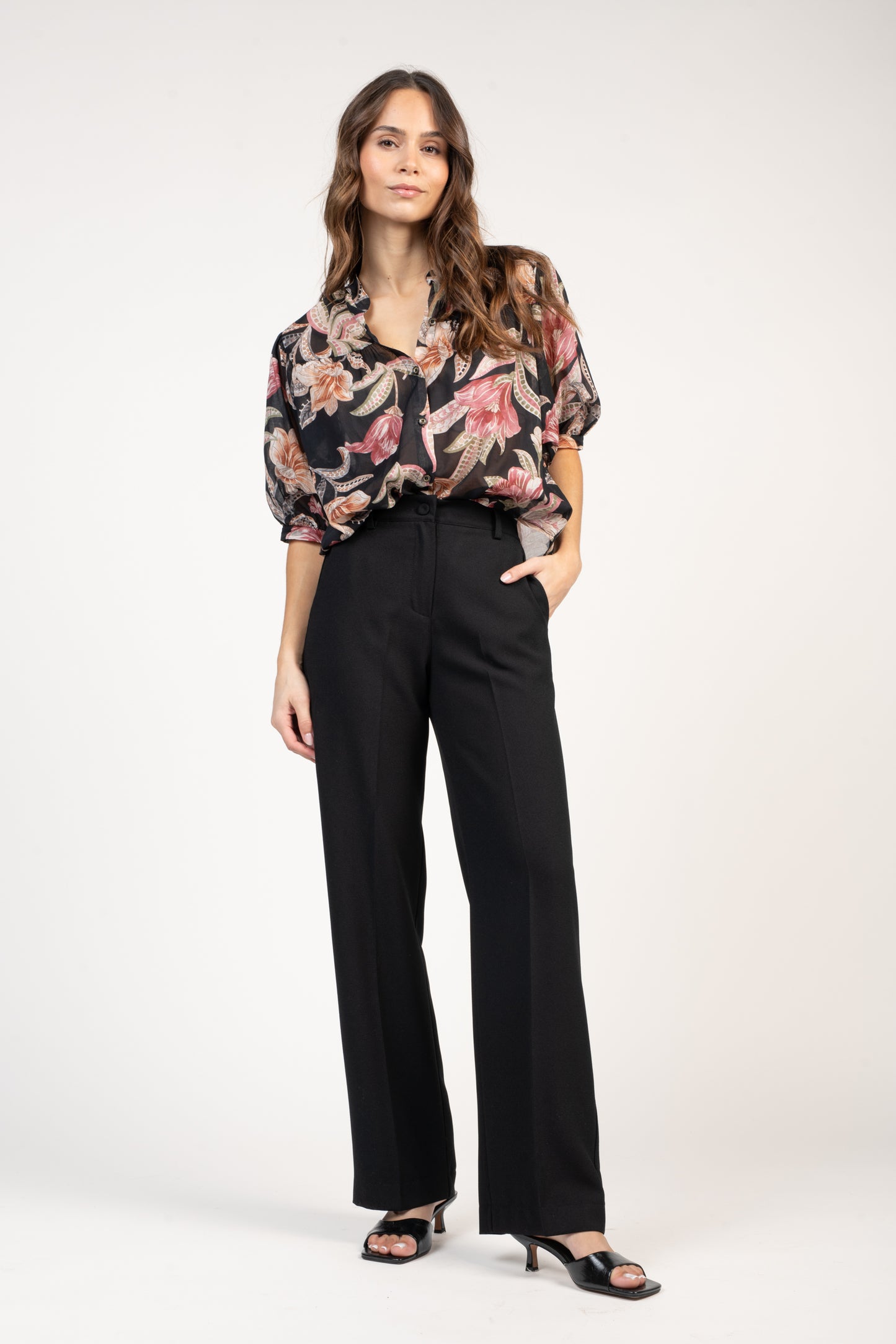 PANTALON LONG EUGÈNE NOIR