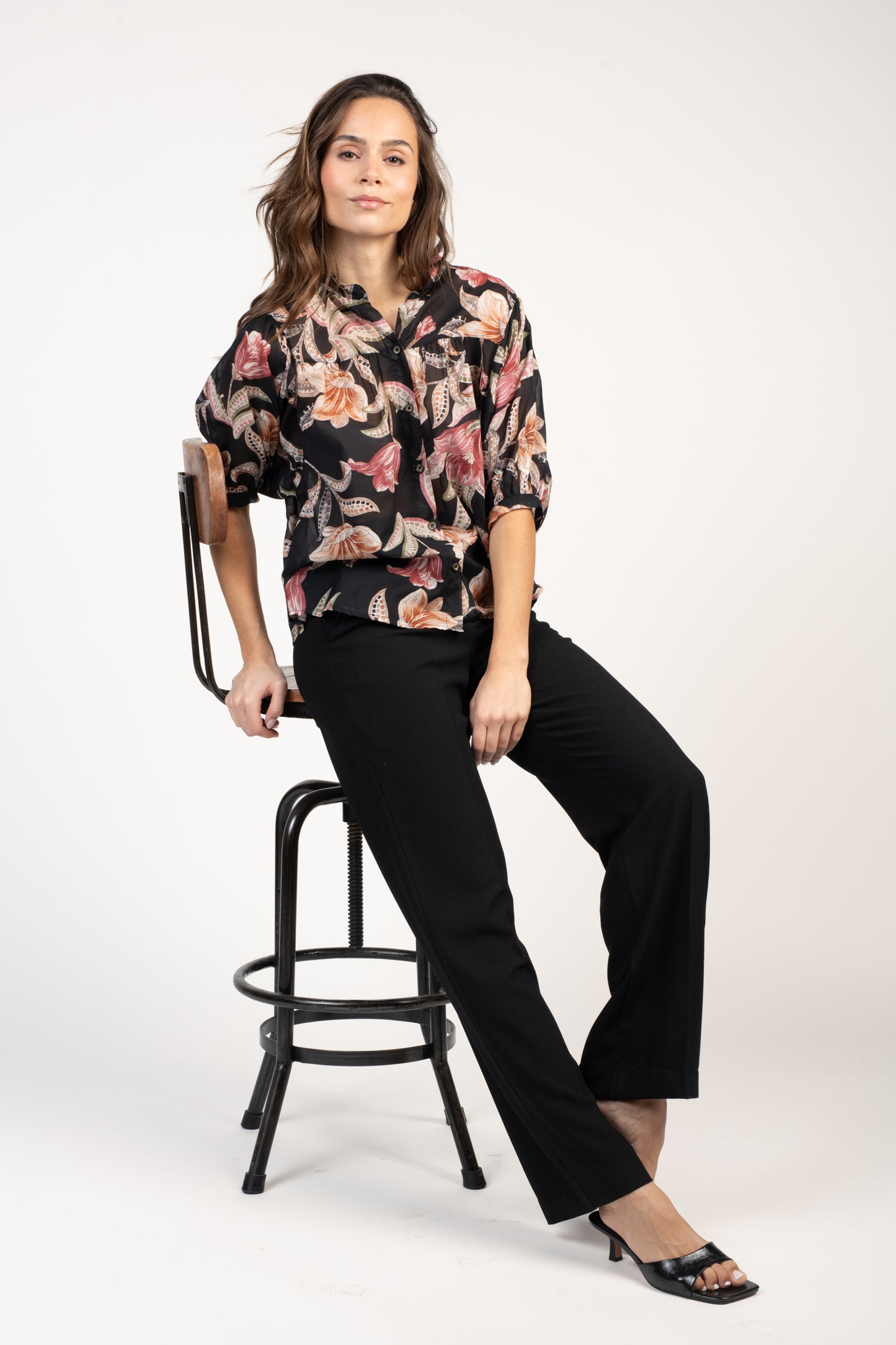 PANTALON LONG EUGÈNE NOIR