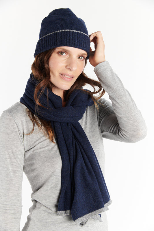 BONNET CACHEMIRE DAE MARINE
