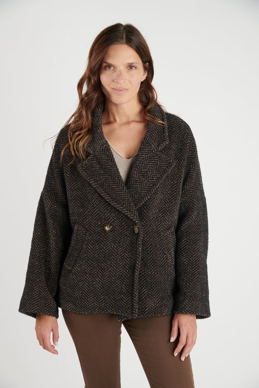 CABAN COURT BAPTISTINE CHOCO