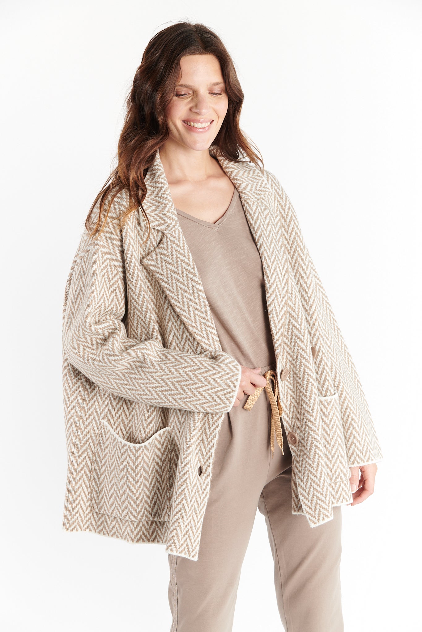 CABAN MAILLE DARRYL NATUREL TAUPE