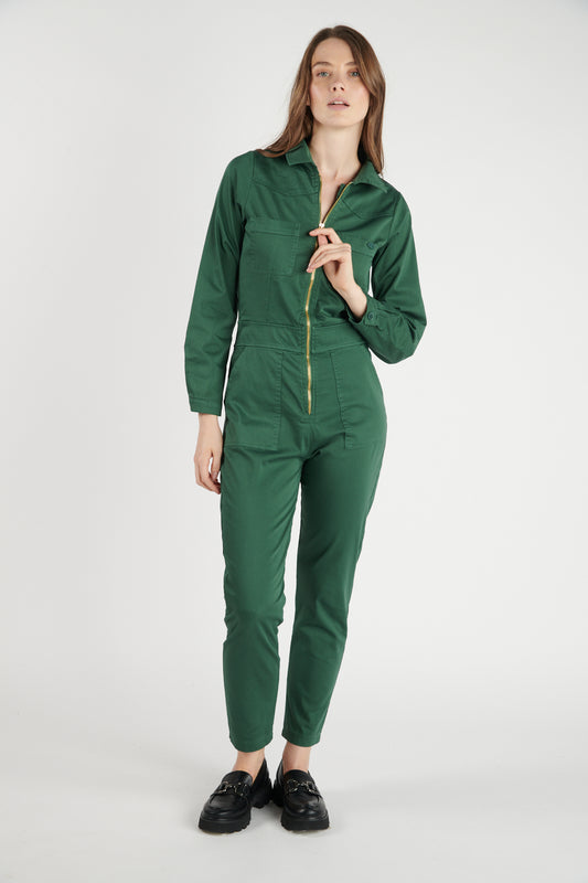 COMBINAISON PANTALON BARCLAY VERT PIN