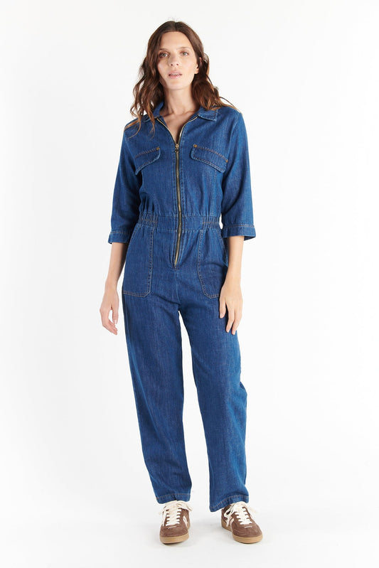 COMBINAISON JEAN BLEU DAMLA