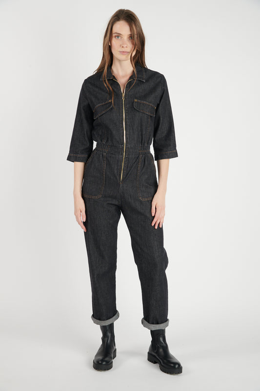 COMBINAISON JEAN NOIR DAMLA