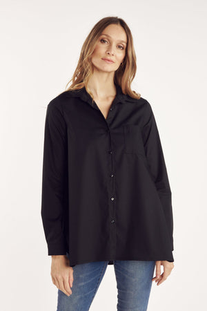 BARTHOLD BLACK LOOSE SHIRT